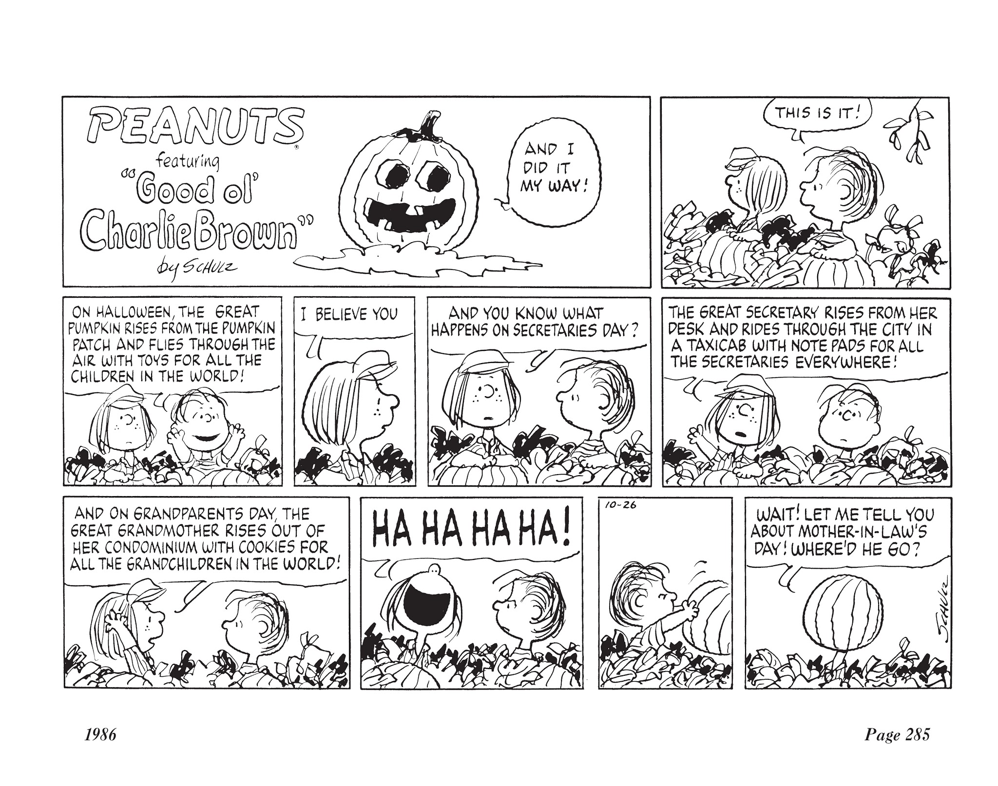 Read online The Complete Peanuts comic -  Issue # TPB 18 - 297