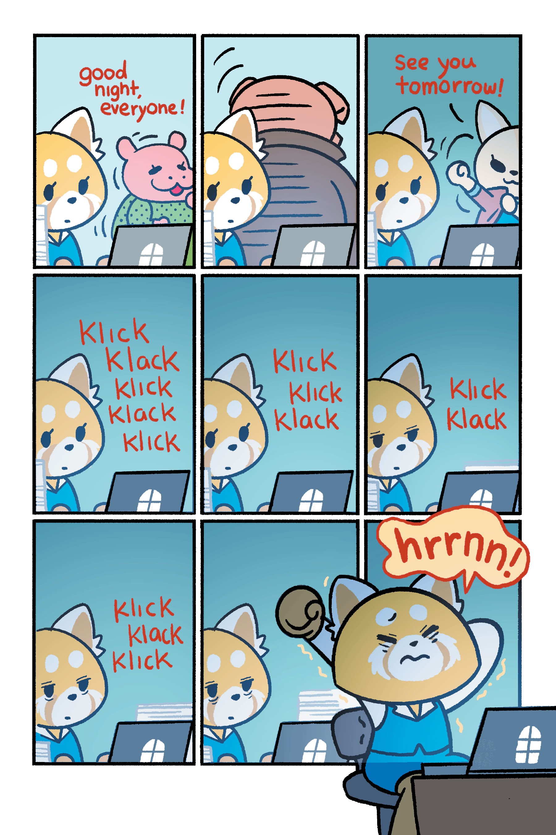 Read online Aggretsuko: Down the Rabbit Hole comic -  Issue # TPB - 7