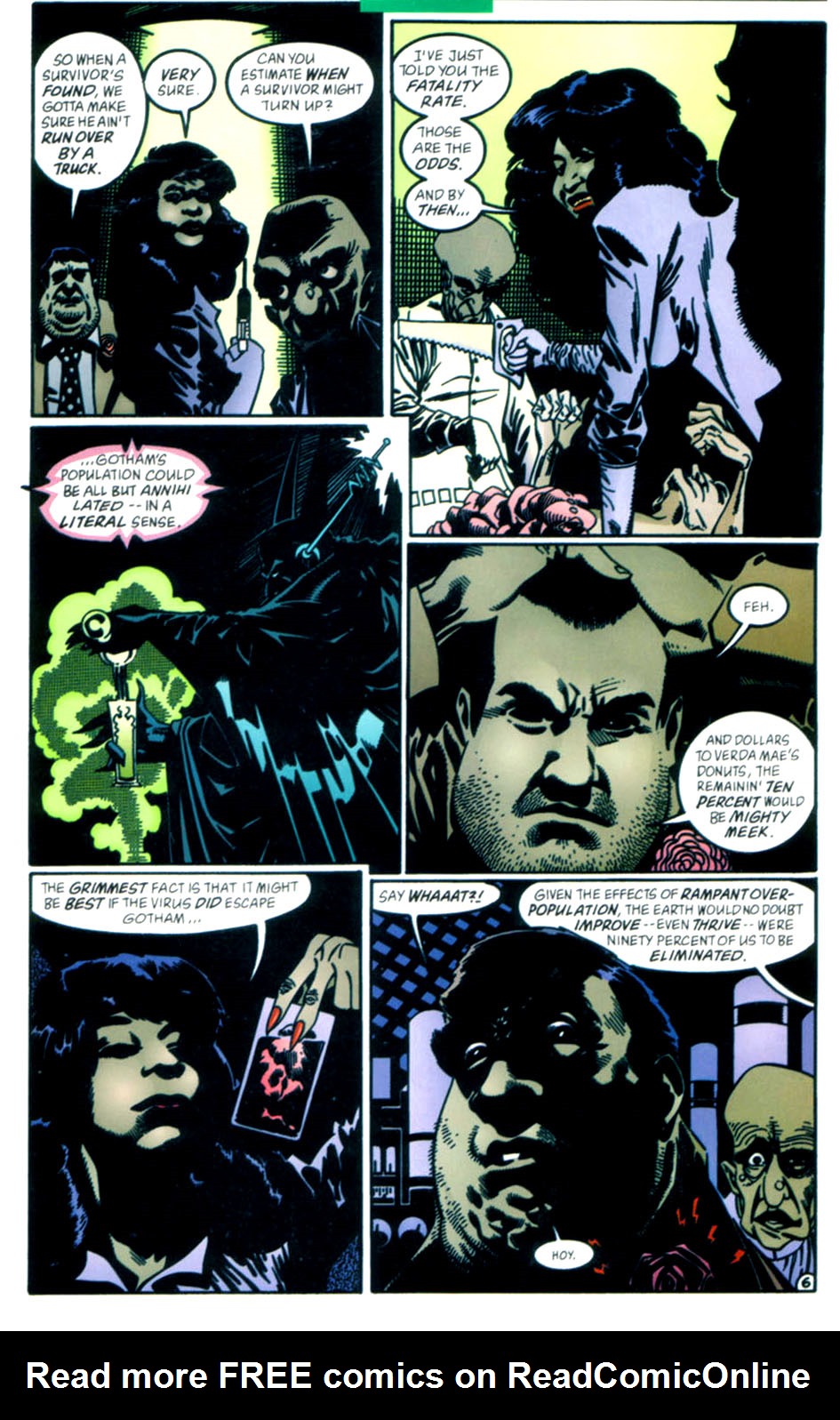 Read online Batman: Contagion comic -  Issue #6 - 8