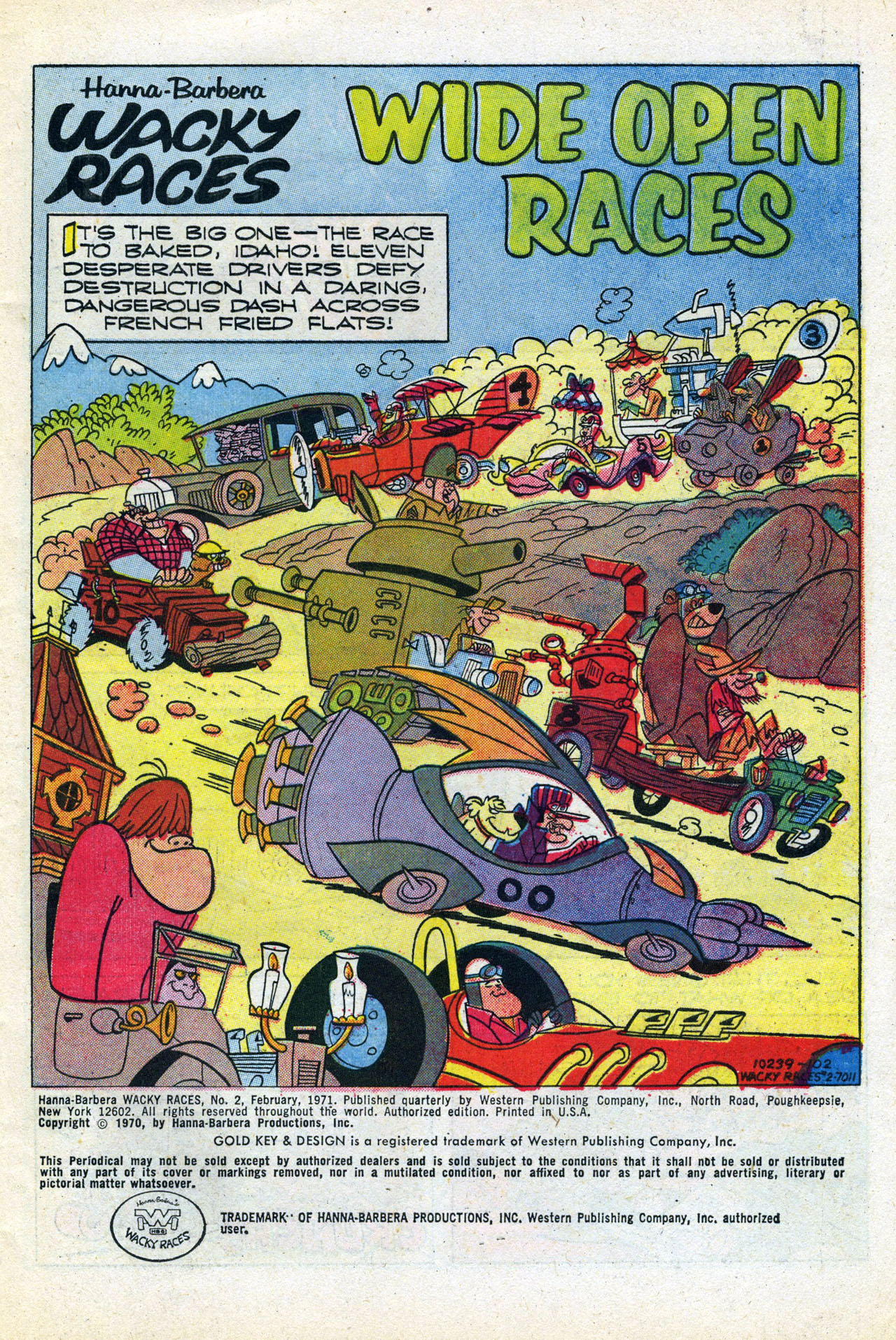 Read online Hanna-Barbera Wacky Races comic -  Issue #2 - 2