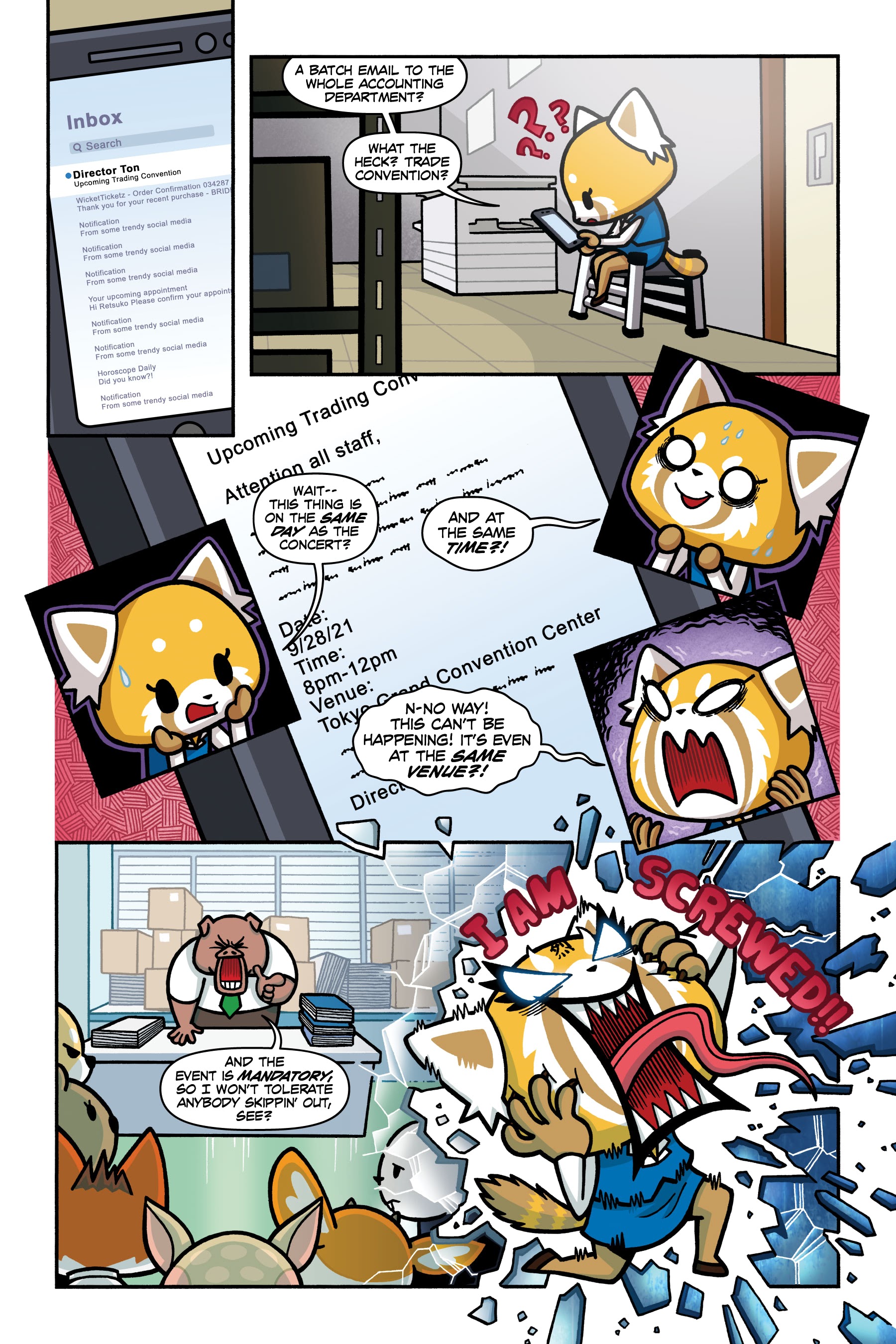 Read online Aggretsuko: Little Rei of Sunshine comic -  Issue # TPB - 18
