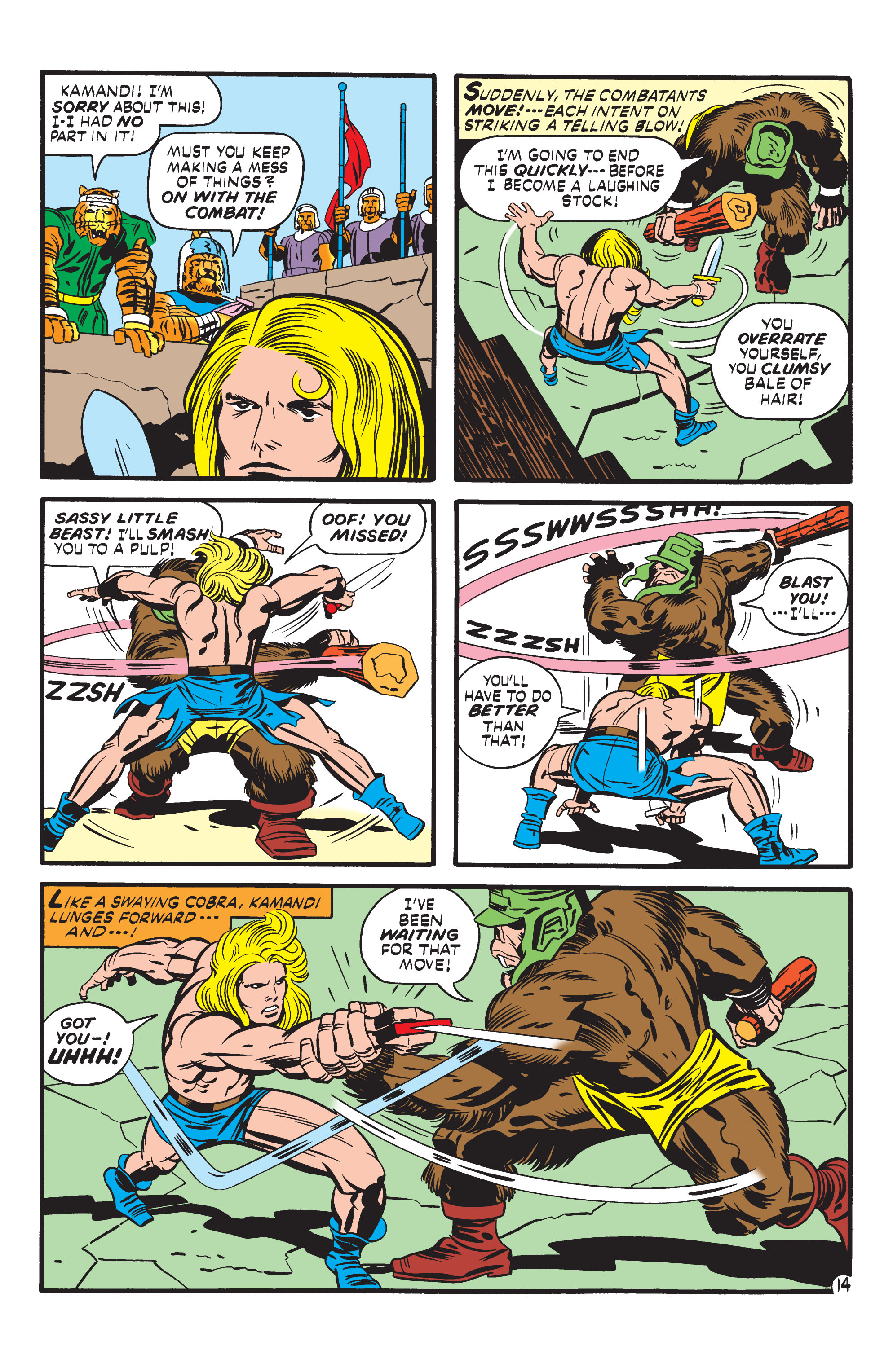 Read online Kamandi, The Last Boy On Earth comic -  Issue #5 - 14