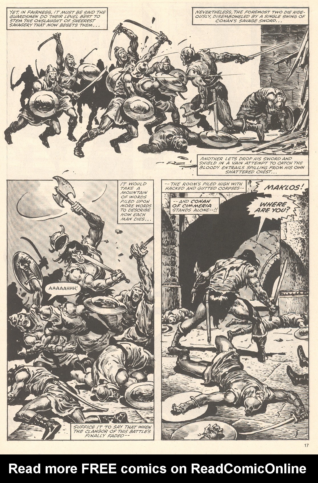 Read online The Savage Sword Of Conan comic -  Issue #79 - 17