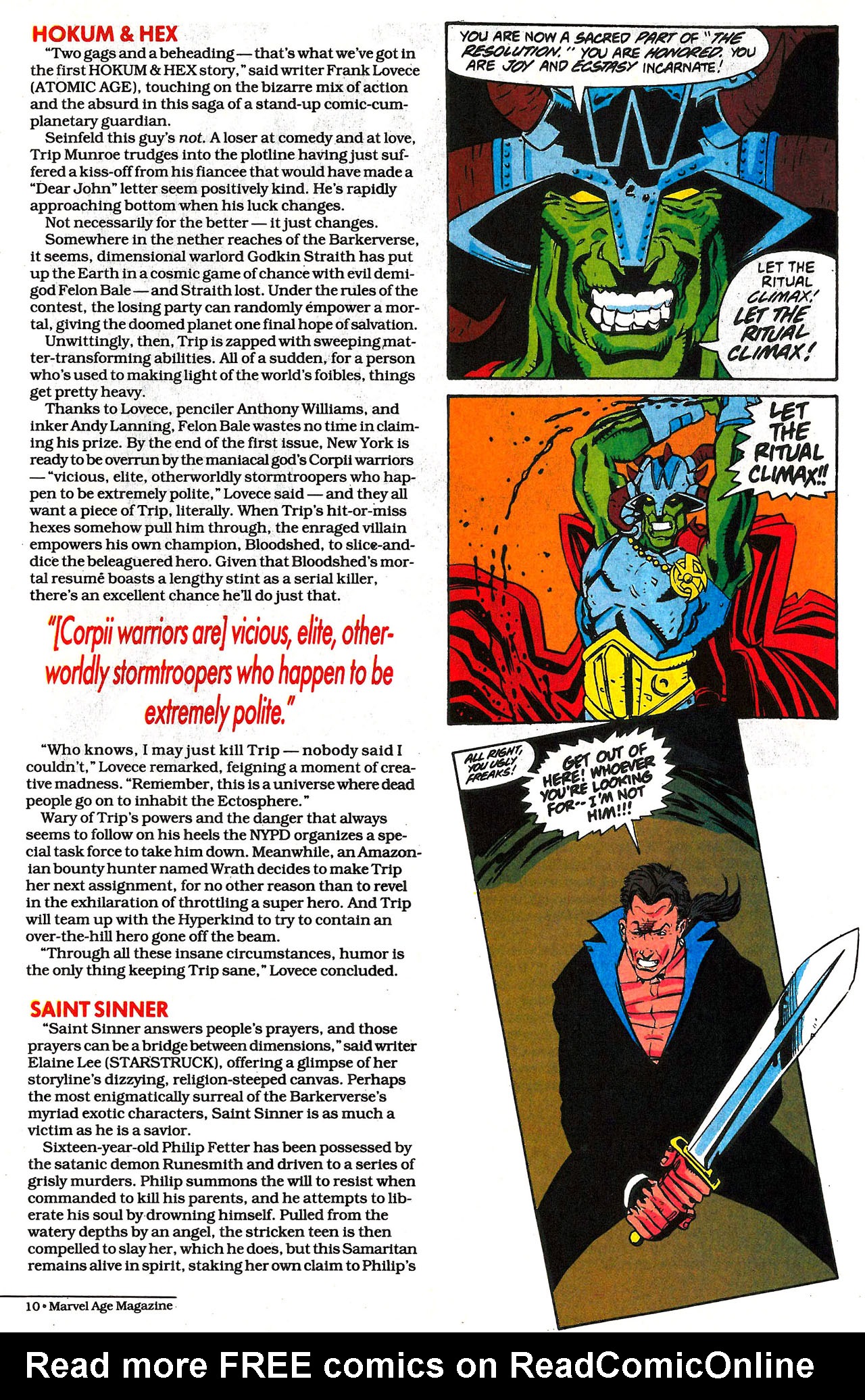 Read online Marvel Age comic -  Issue #126 - 11