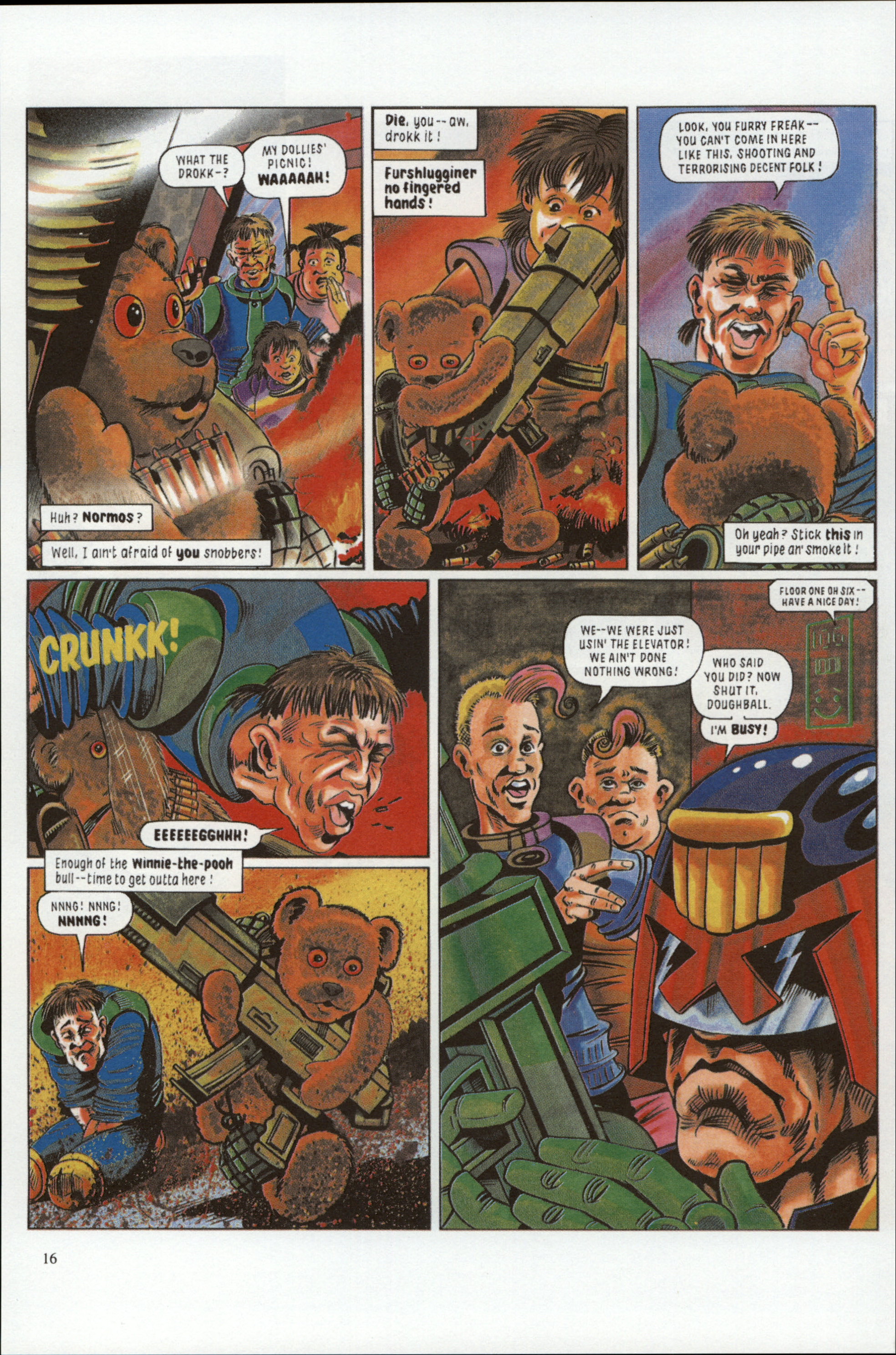 Read online Dredd Rules! comic -  Issue #13 - 18