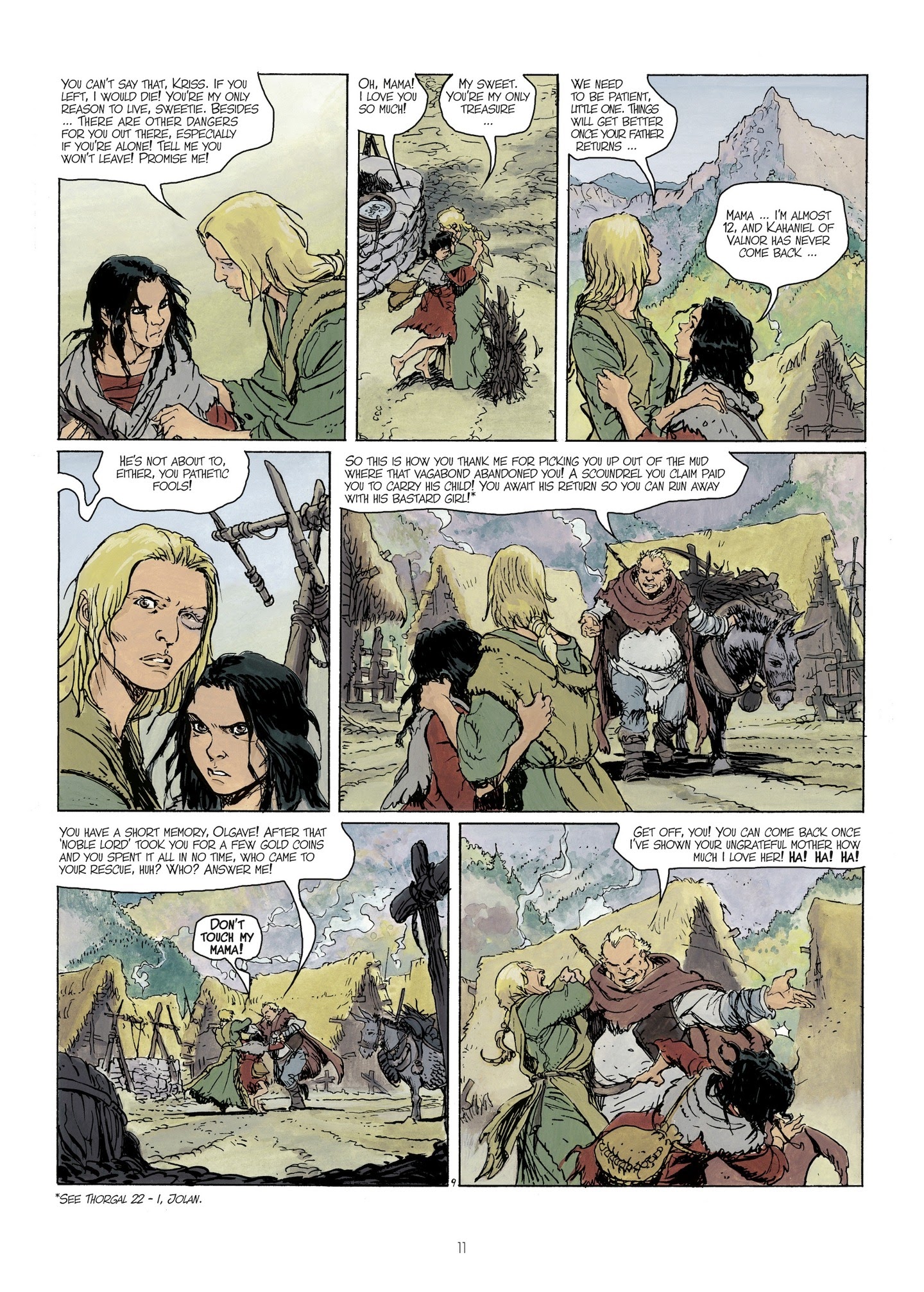 Read online Thorgal - Kriss of Valnor: I Forget Nothing! comic -  Issue # Full - 13