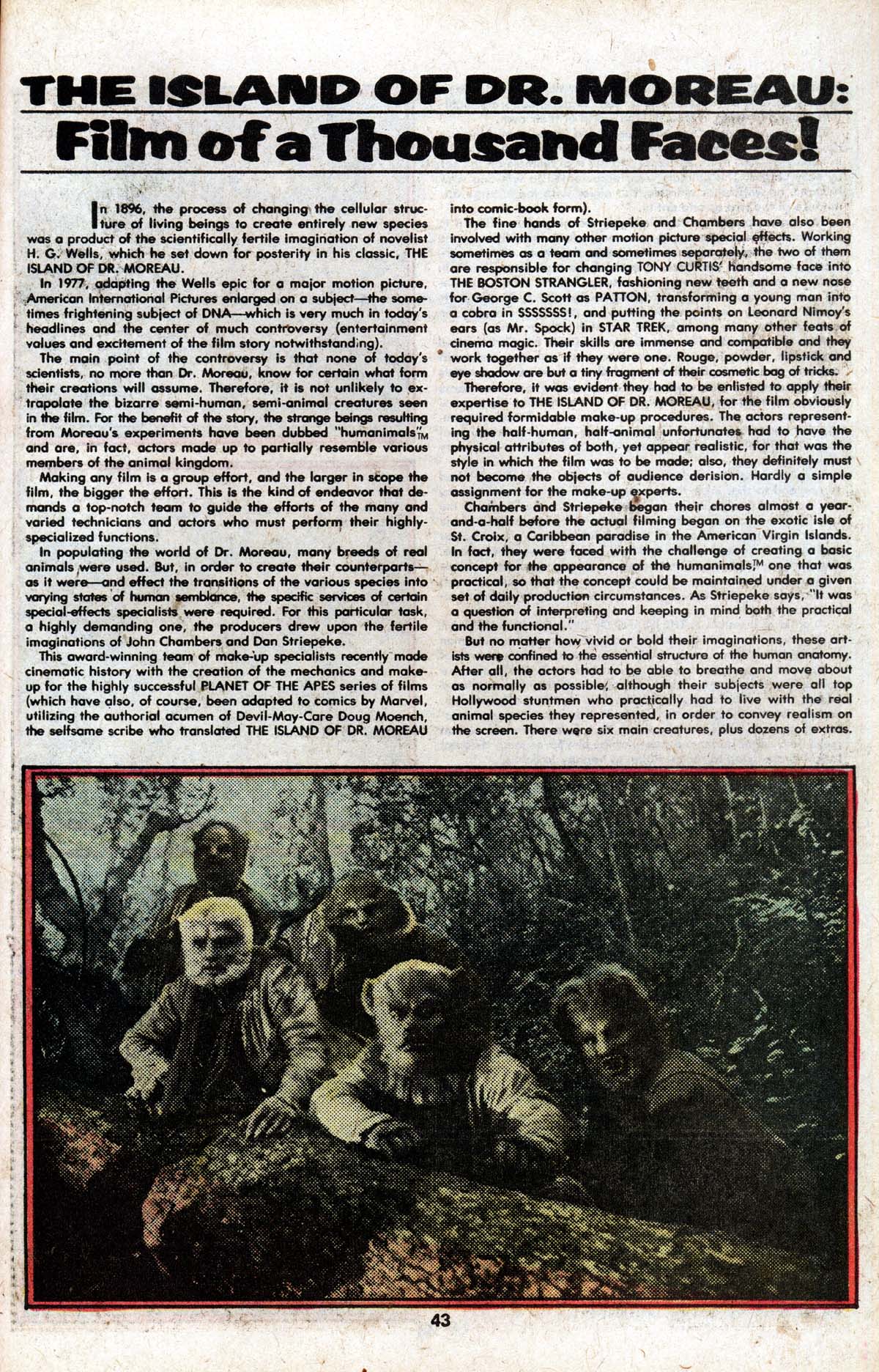 Read online The Island of Dr. Moreau (1977) comic -  Issue # Full - 33