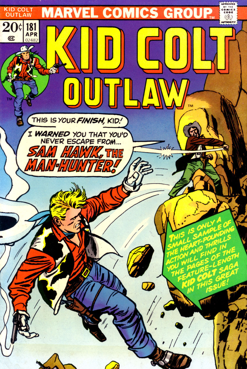 Read online Kid Colt Outlaw comic -  Issue #181 - 1