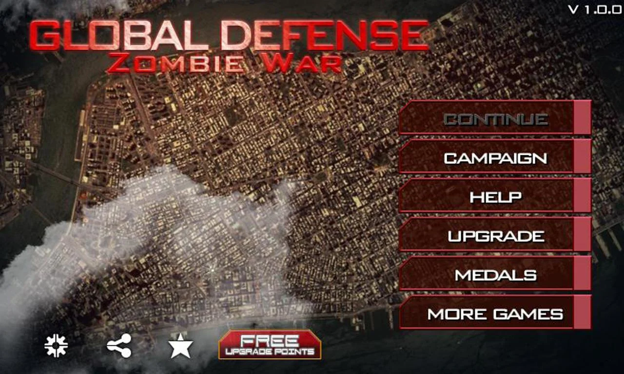 Global Defense: Zombie War V1.3.5 APK MOD [DINERO ILIMITADO] Full para Android