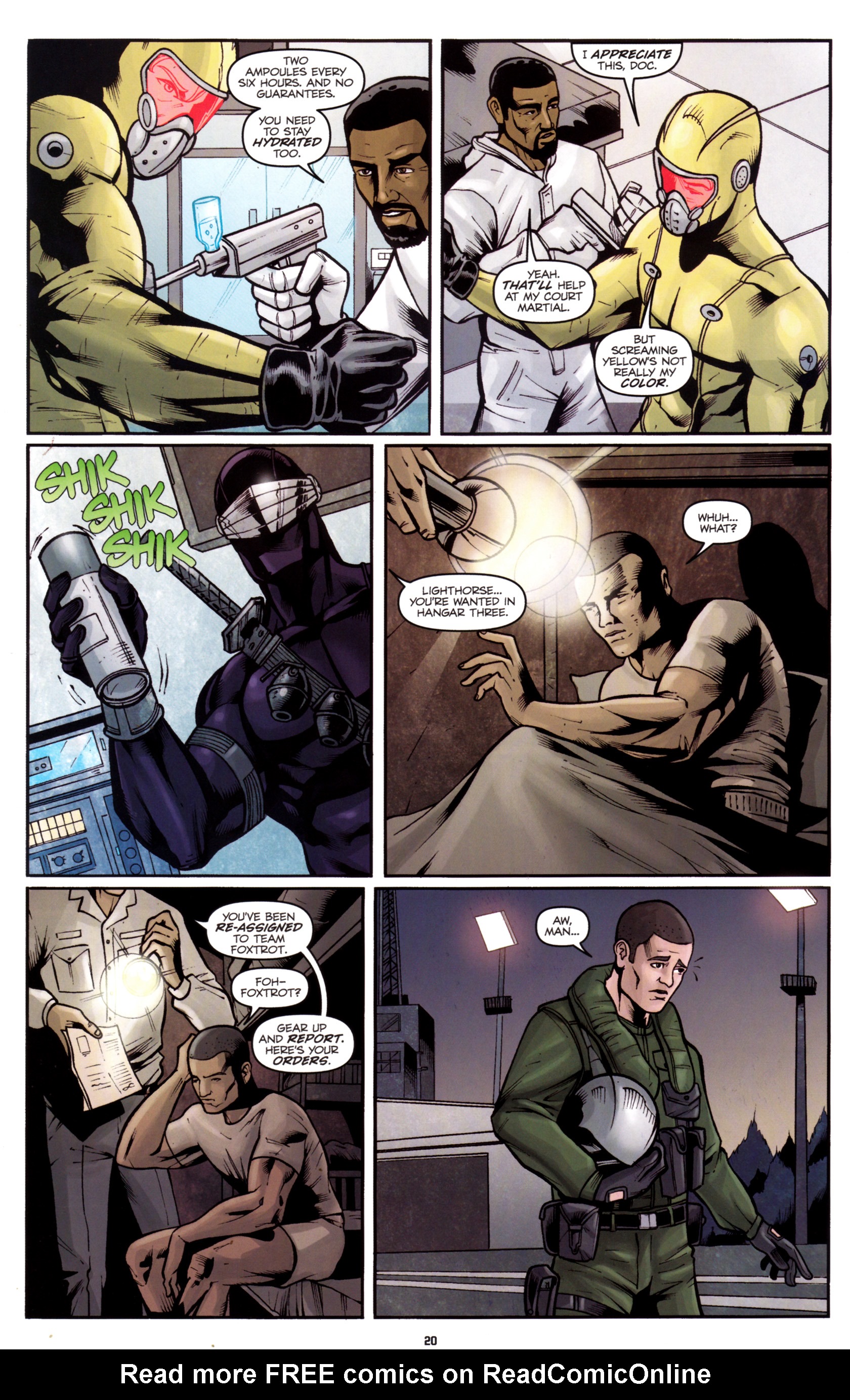 Read online G.I. Joe: Snake Eyes comic -  Issue #5 - 23
