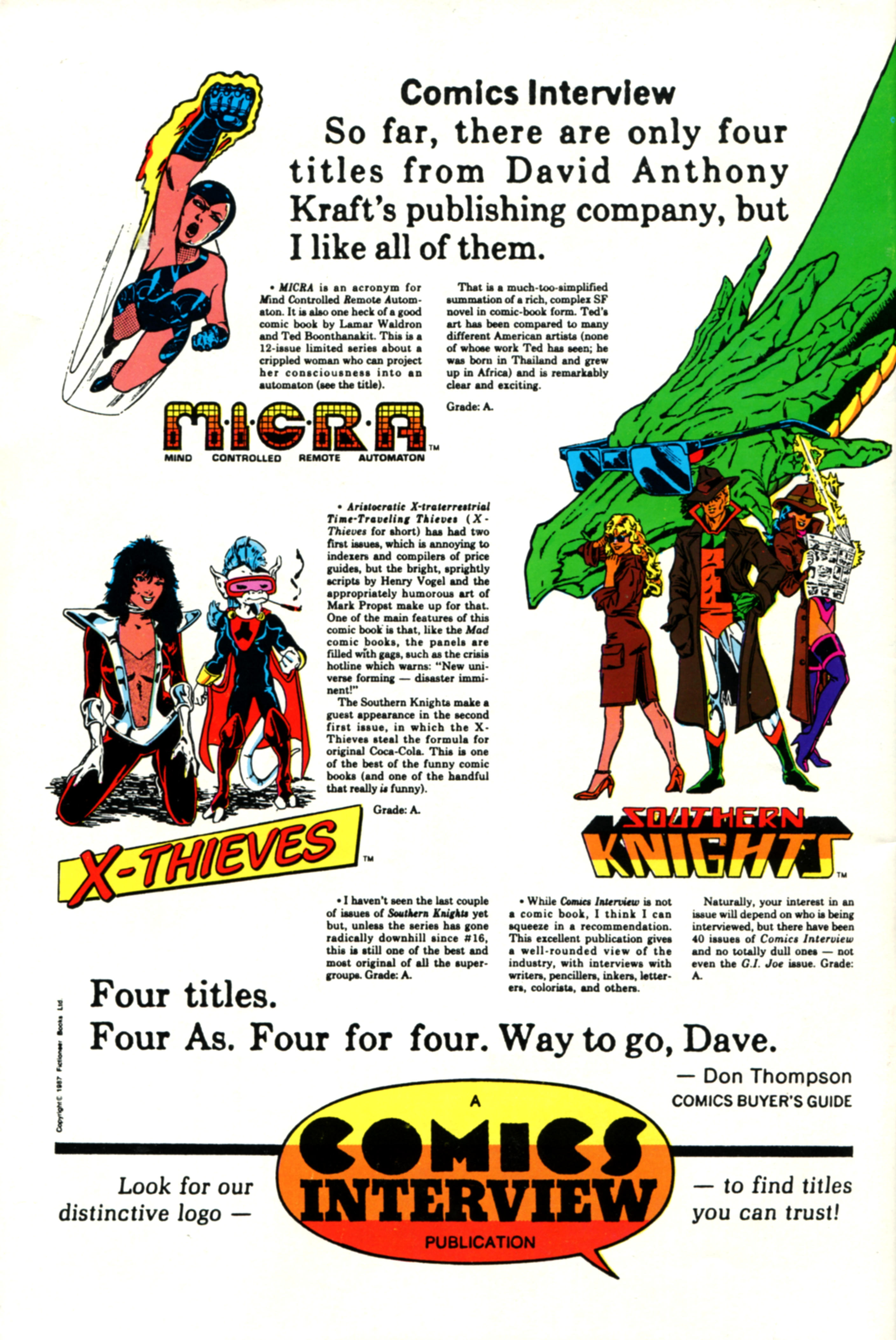 Read online Amazing Heroes comic -  Issue #126 - 39