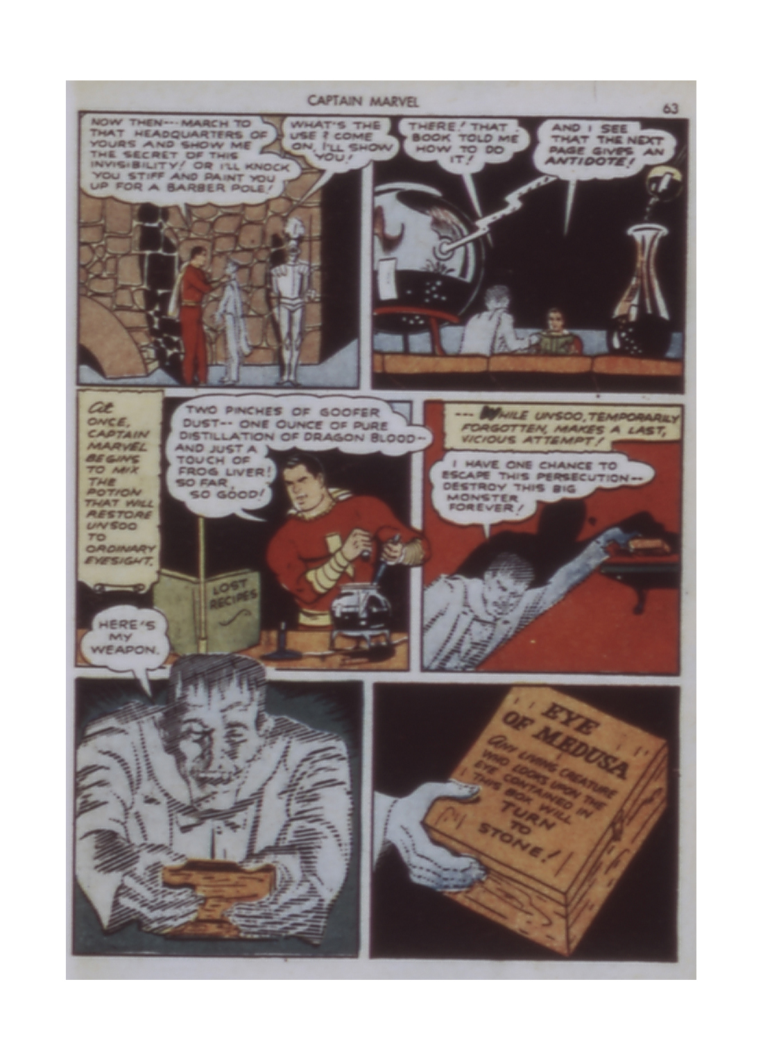 Read online Captain Marvel Adventures comic -  Issue #6 - 62