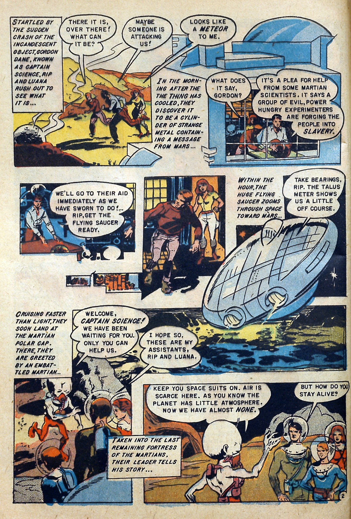 Read online Captain Science comic -  Issue #4 - 4