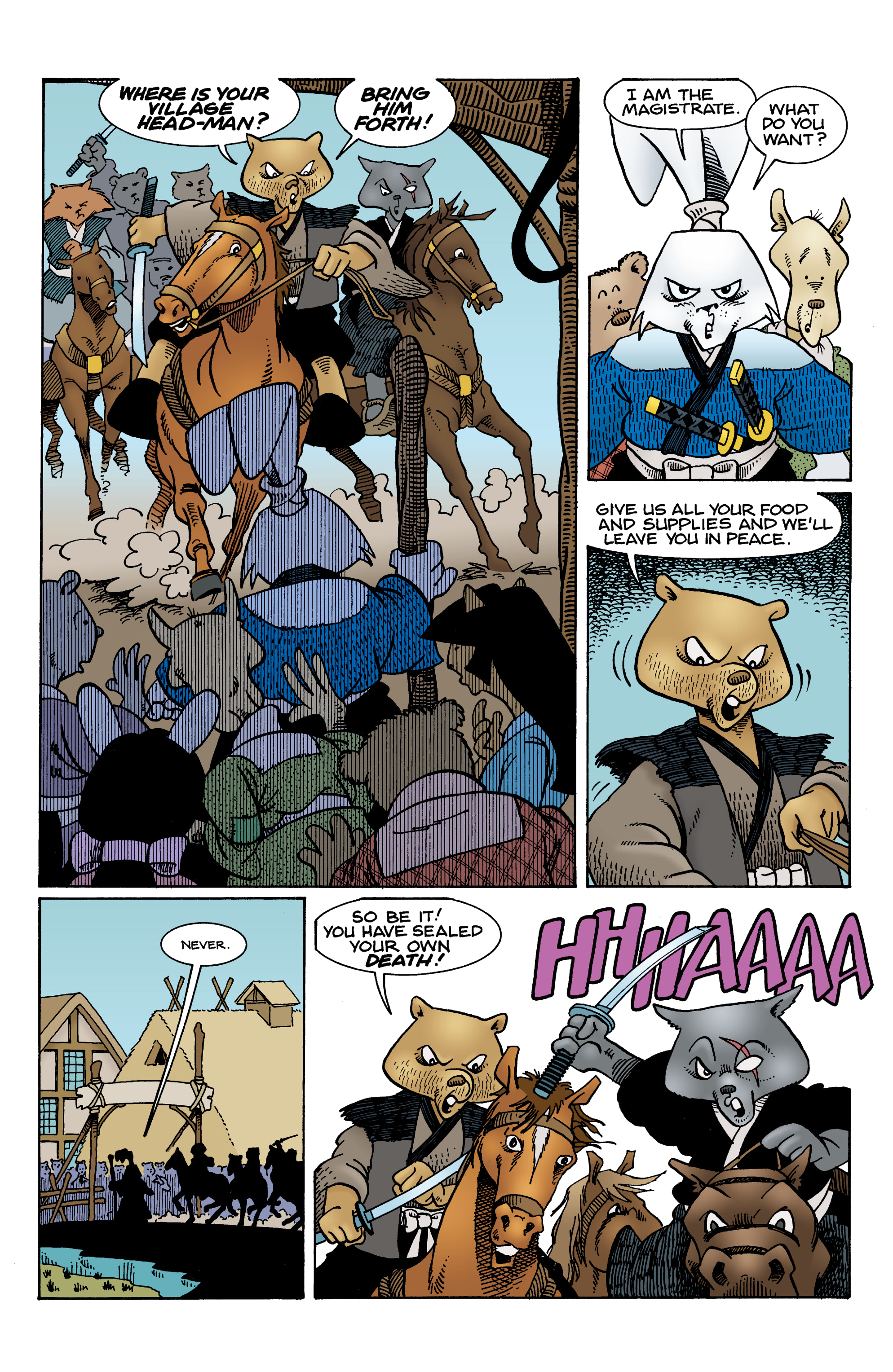 Read online Usagi Yojimbo Color Classics comic -  Issue #4 - 4