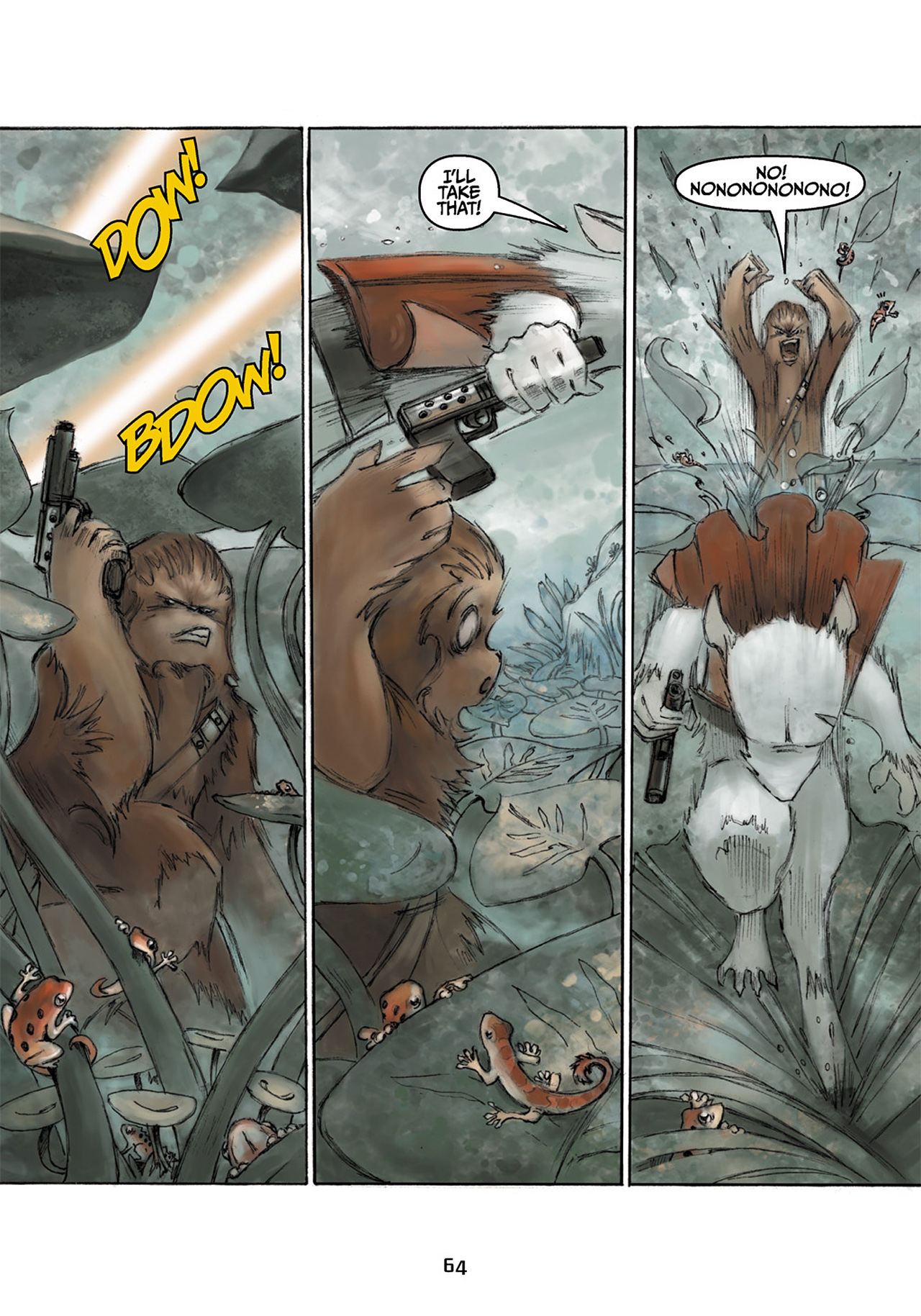Read online Star Wars Adventures comic -  Issue # Issue Chewbacca and the Slavers of the Shadowlands - 65