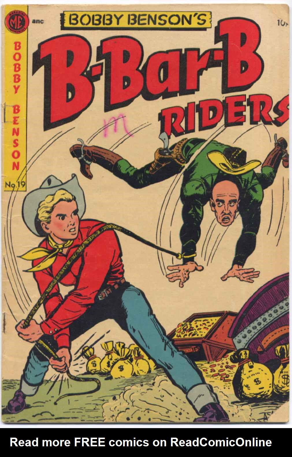 Read online Bobby Benson's B-Bar-B Riders comic -  Issue #19 - 1