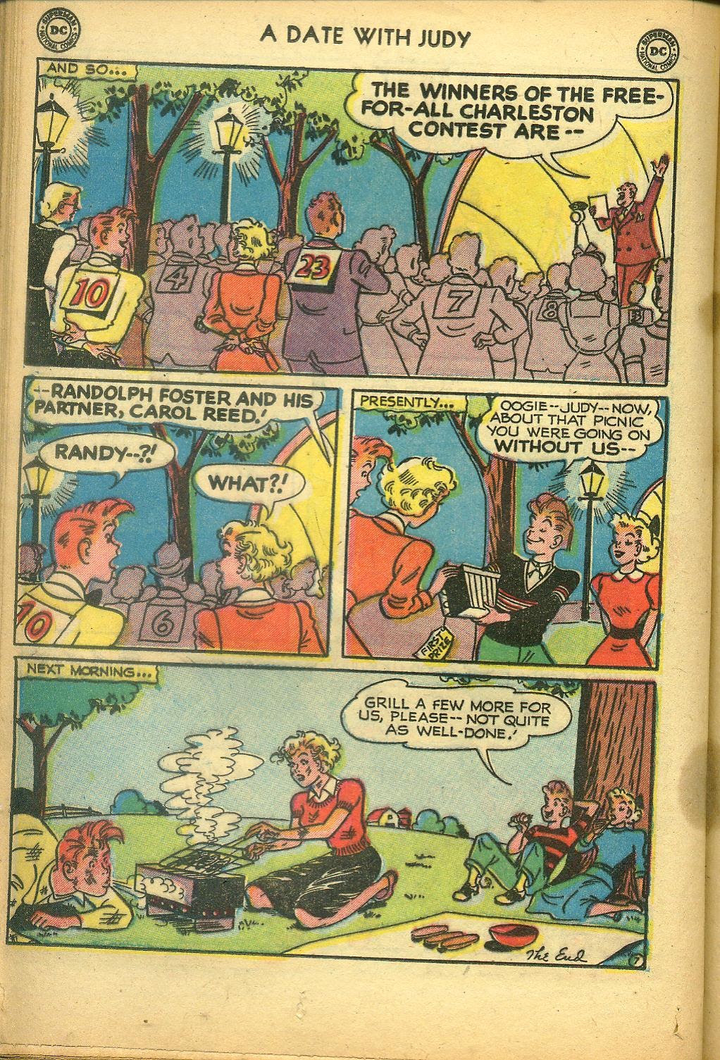 Read online A Date with Judy comic -  Issue #23 - 34