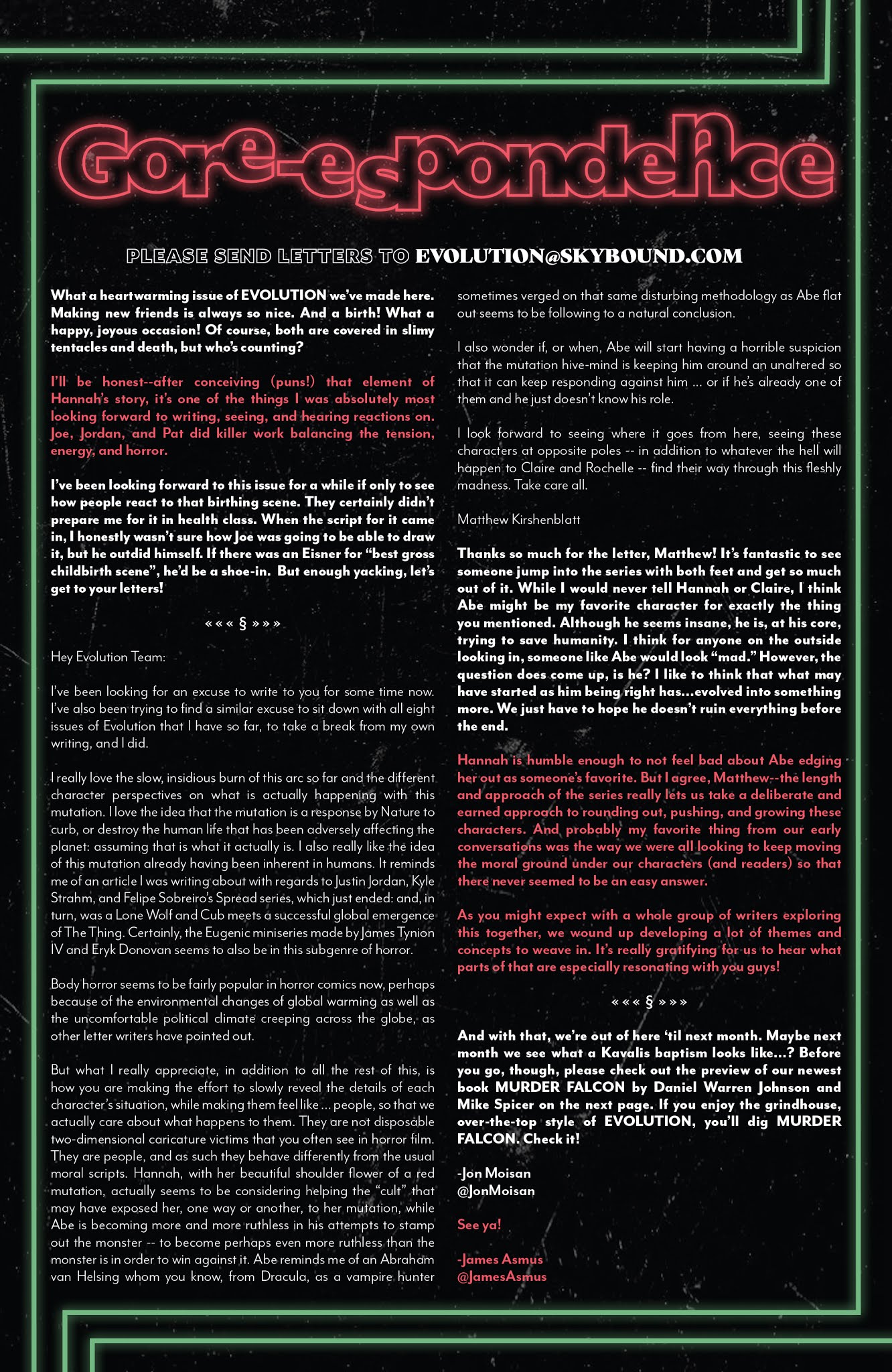 Read online Evolution comic -  Issue #10 - 23