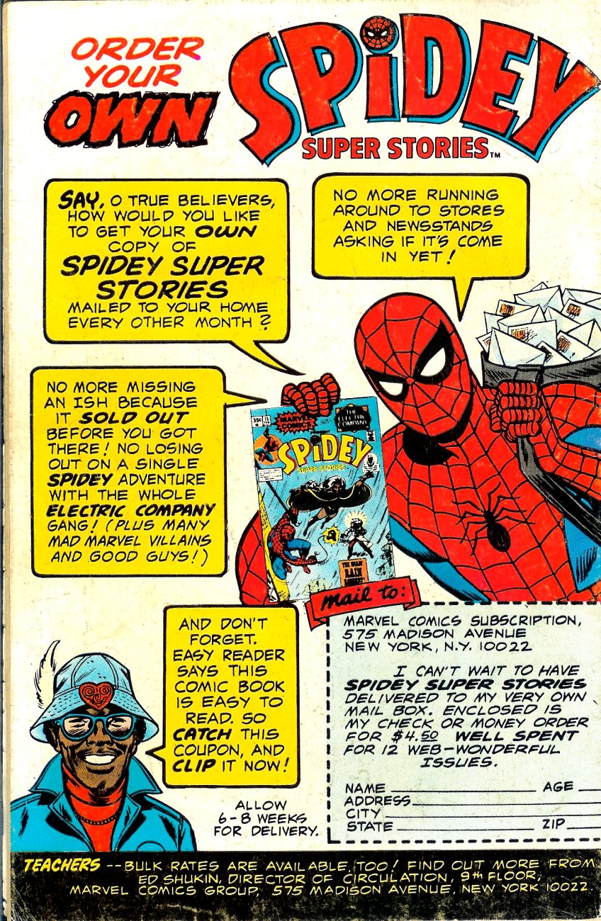 Read online Spidey Super Stories comic -  Issue #15 - 36