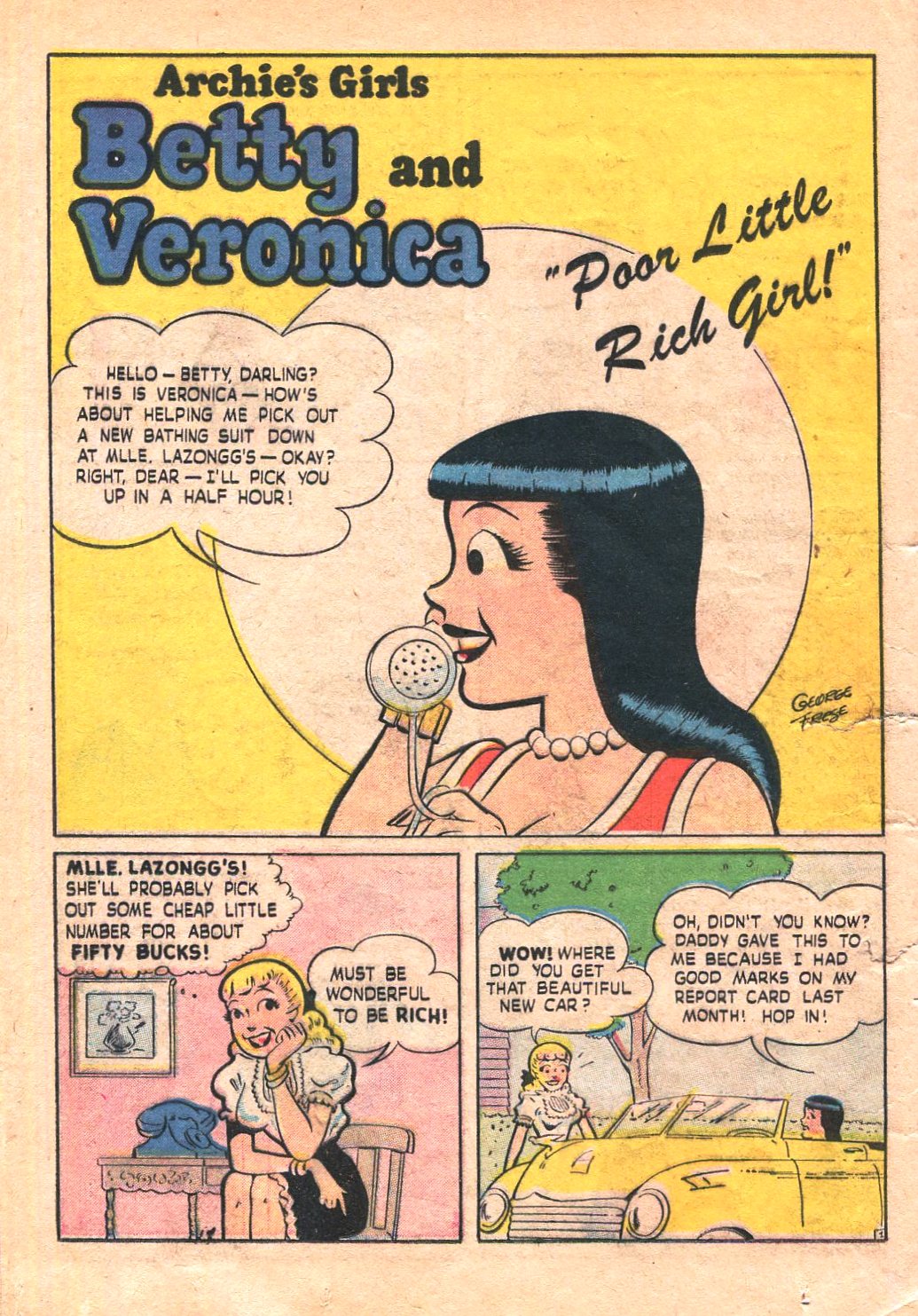 Read online Archie's Girls Betty and Veronica comic -  Issue #1 - 24