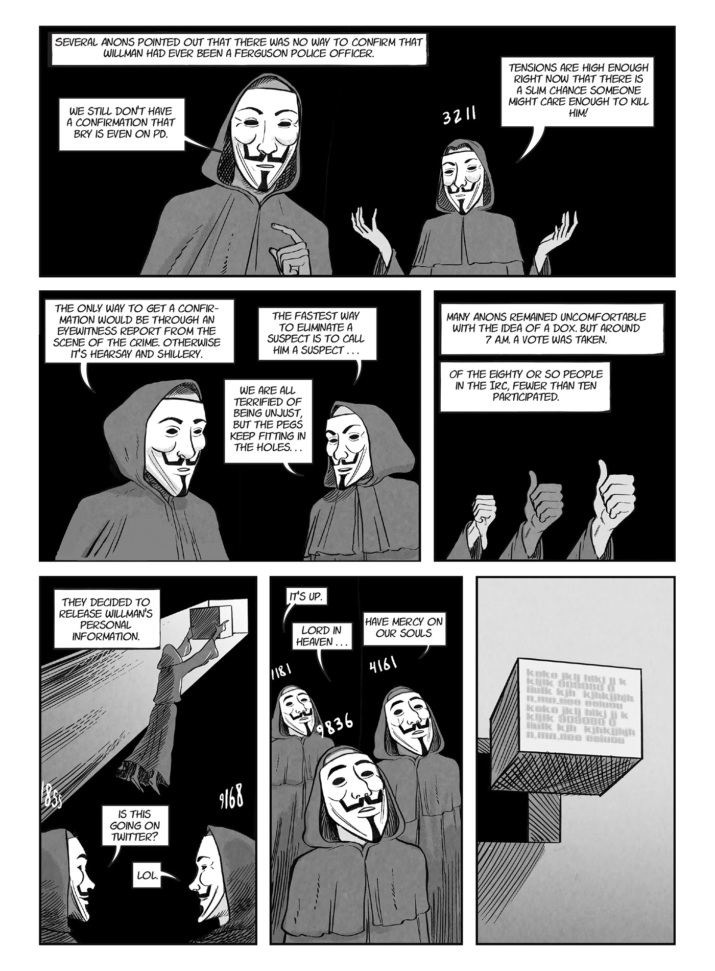 Read online A for Anonymous: How a Mysterious Hacker Collective Transformed the World comic -  Issue # TPB - 111