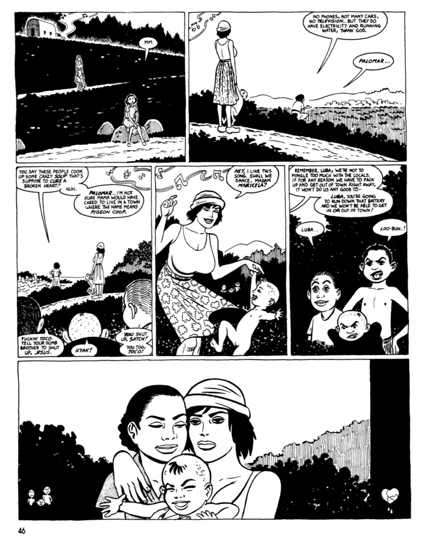 Read online Love and Rockets (1982) comic -  Issue #40 - 48