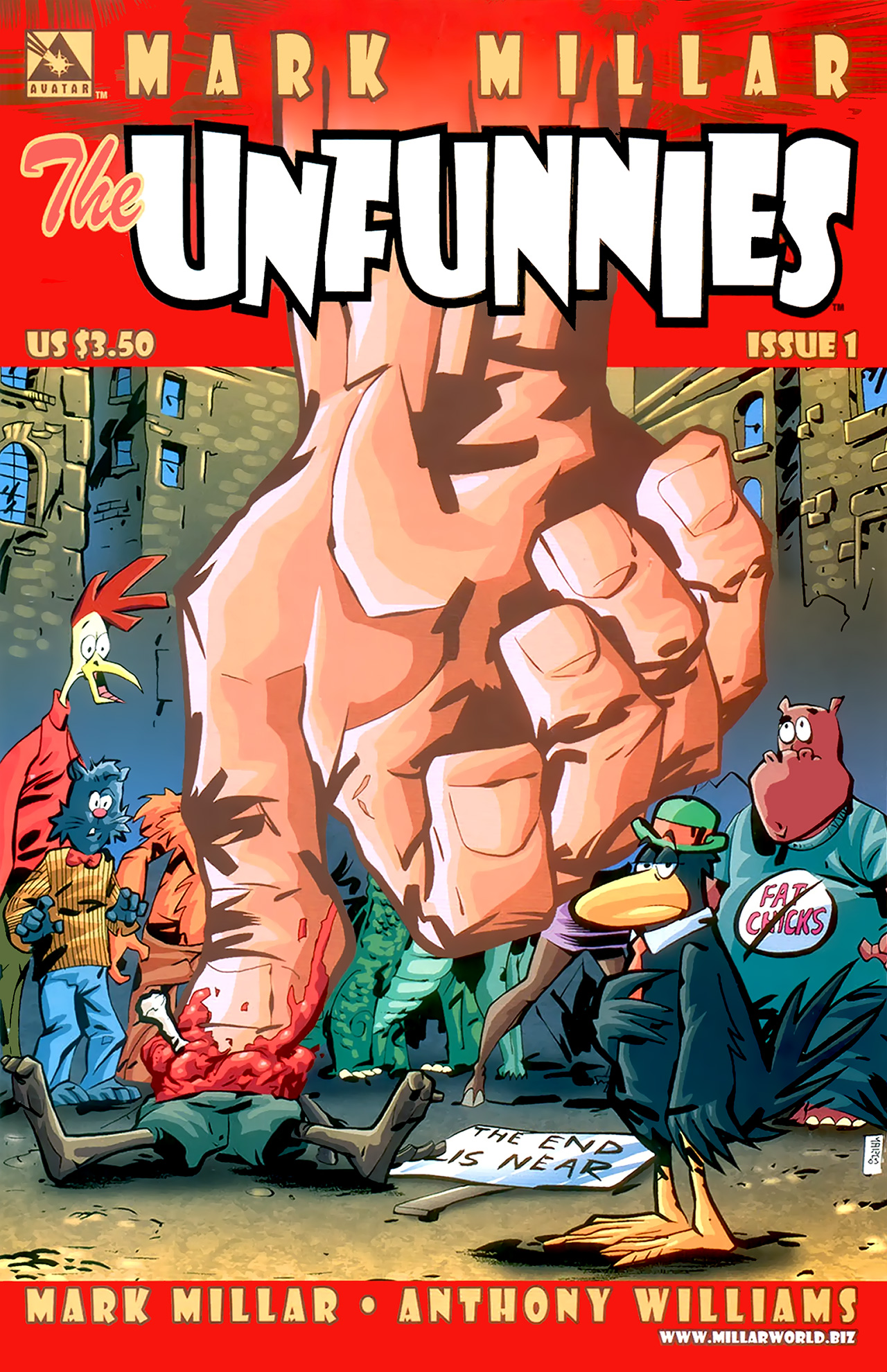 Read online Mark Millar's The Unfunnies comic -  Issue #1 - 1