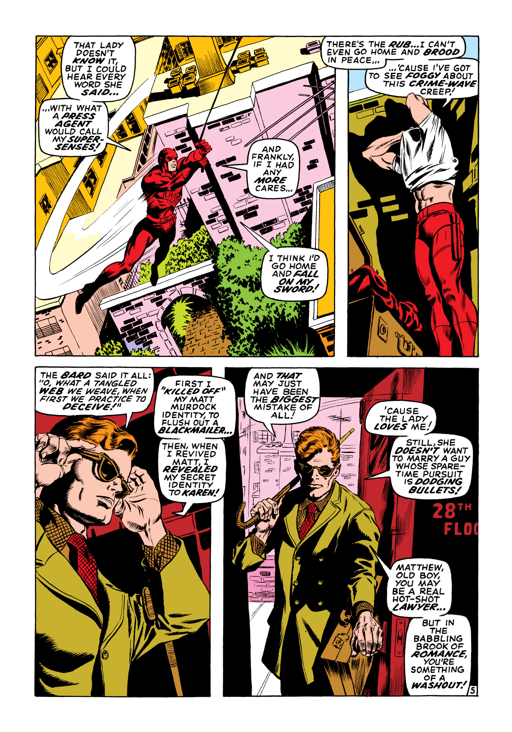 Read online Marvel Masterworks: Daredevil comic -  Issue # TPB 6 (Part 2) - 16
