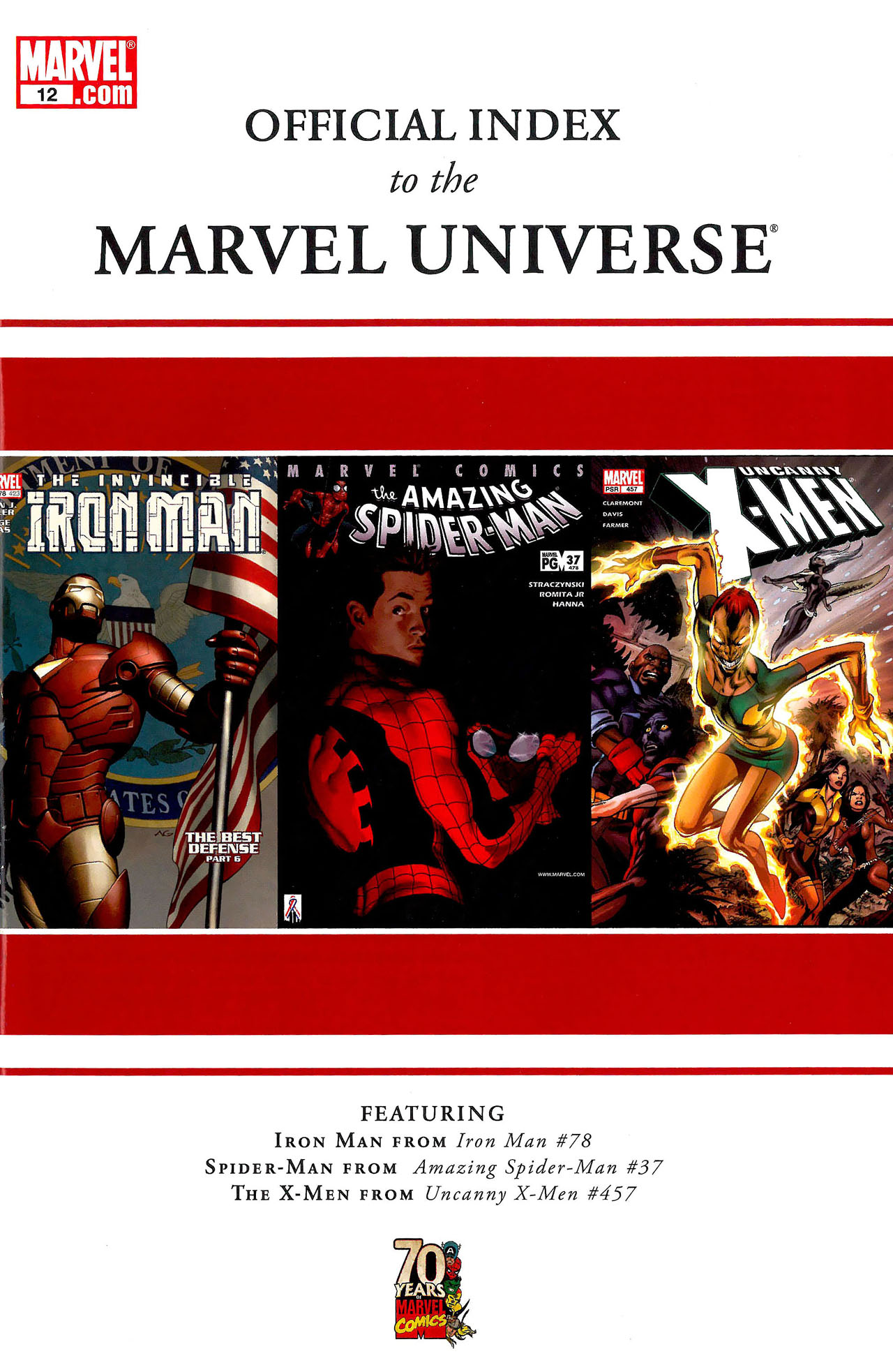 Read online Official Index to the Marvel Universe comic -  Issue #12 - 1