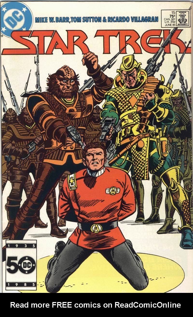 Read online Star Trek (1984) comic -  Issue #15 - 1