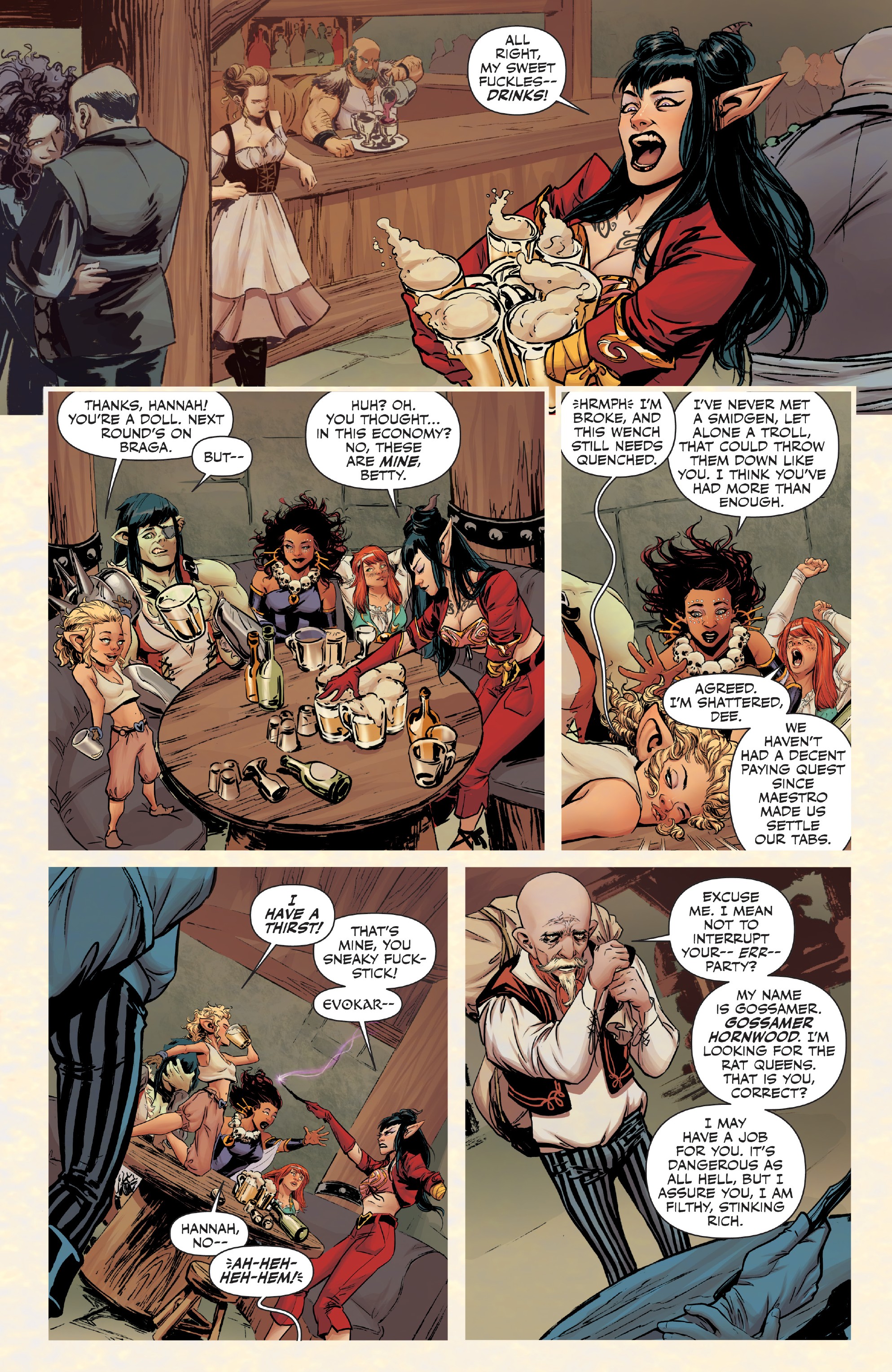 Read online Rat Queens Special: Swamp Romp comic -  Issue # Full - 3