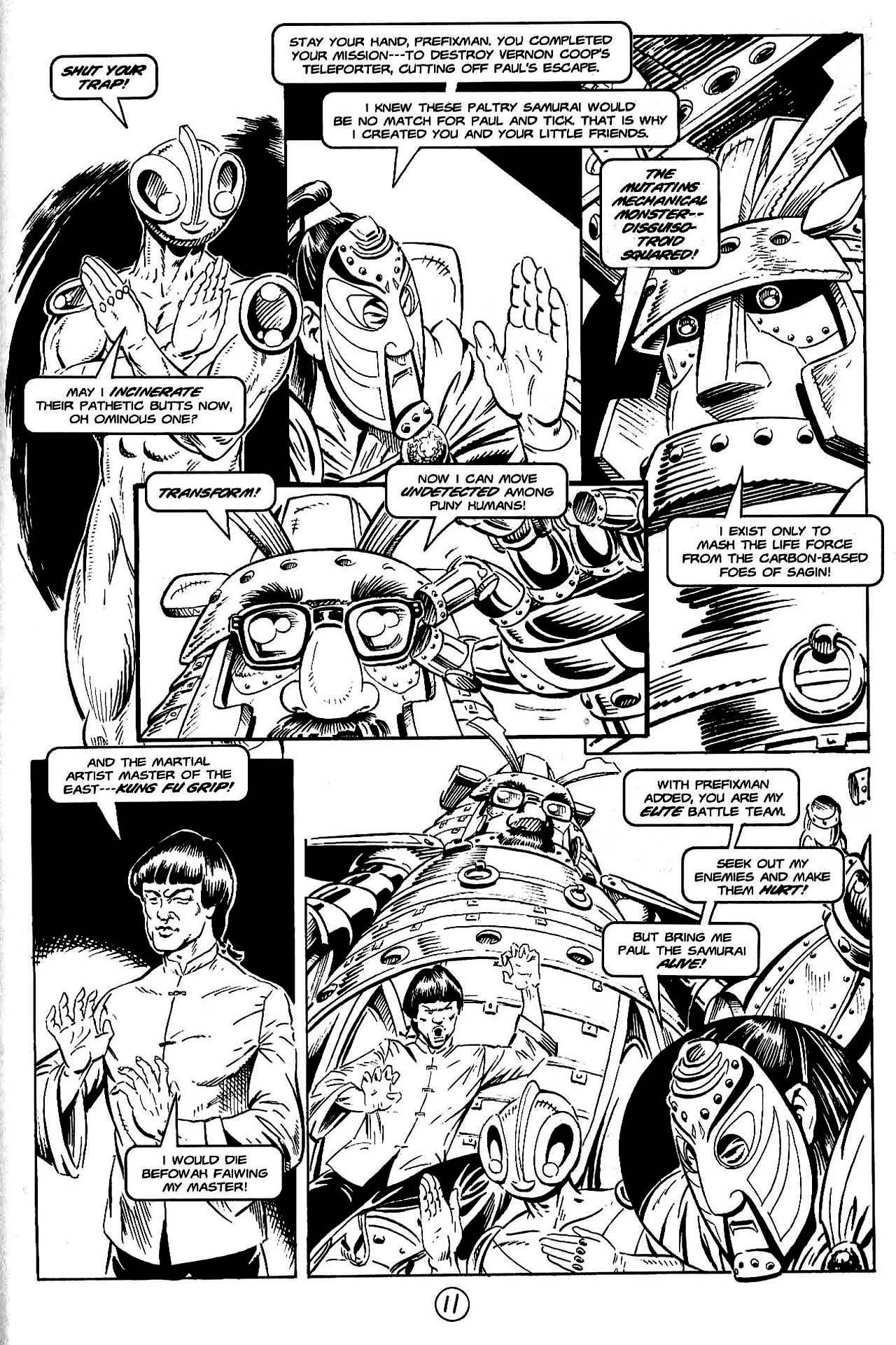 Read online Paul the Samurai (1992) comic -  Issue #10 - 13