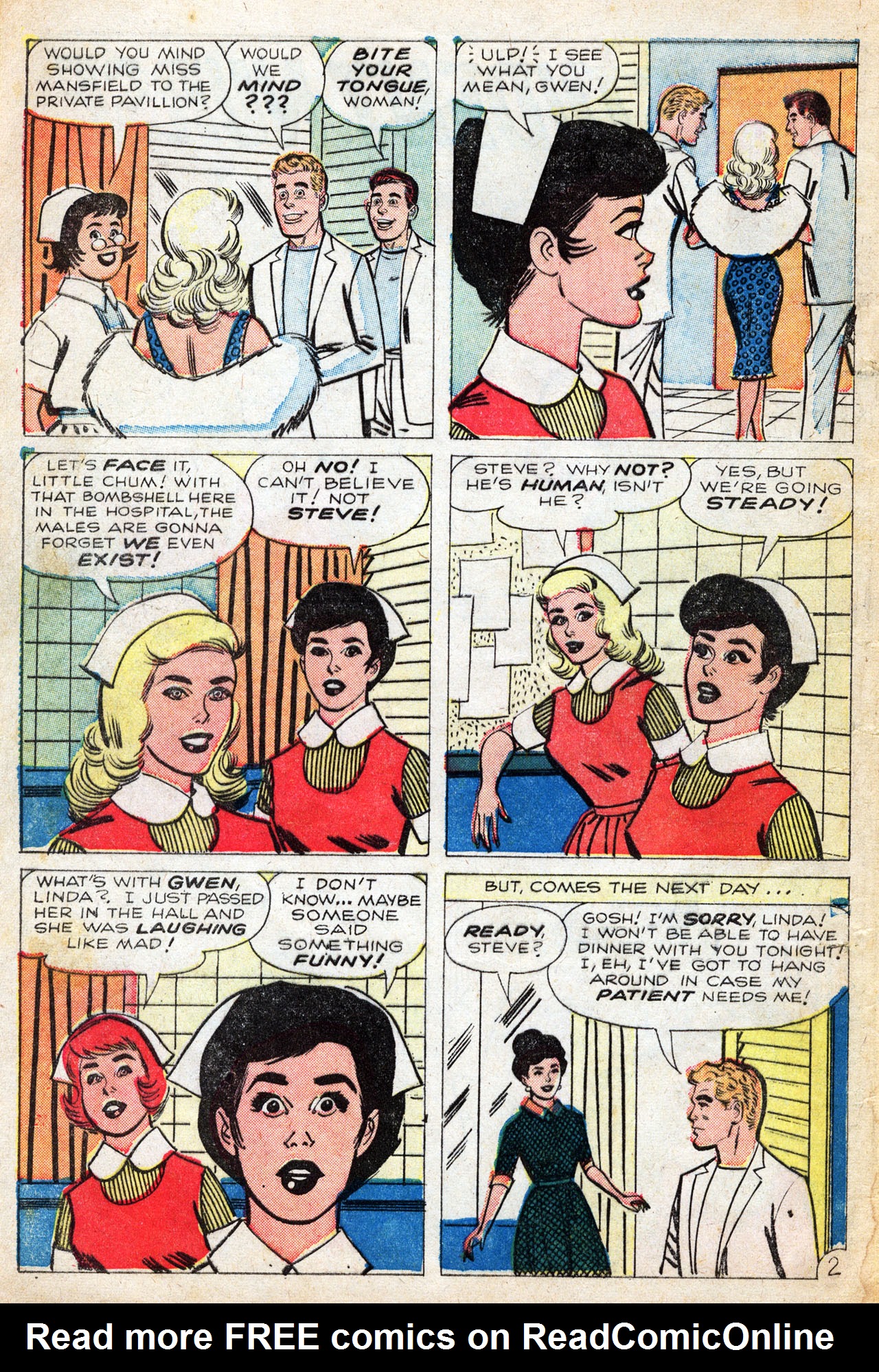 Read online Linda Carter, Student Nurse comic -  Issue #4 - 4