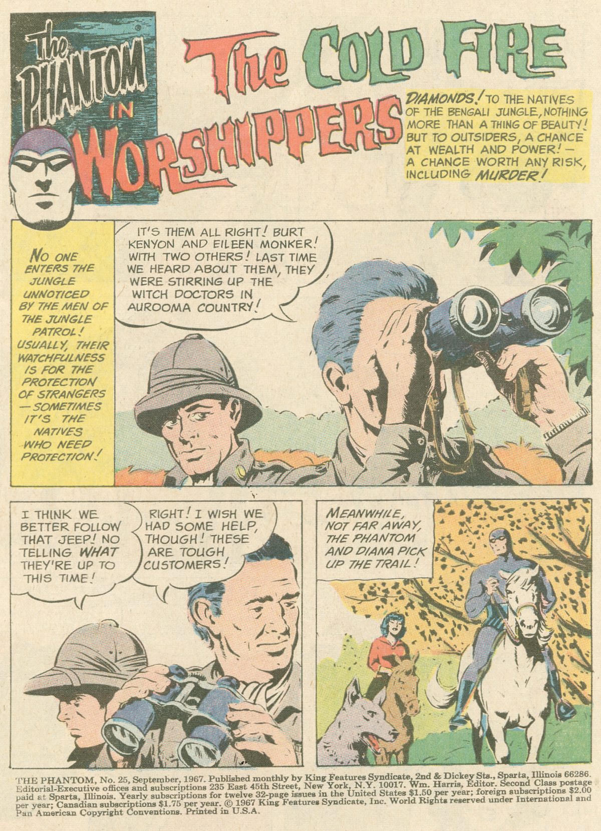 Read online The Phantom (1966) comic -  Issue #25 - 2