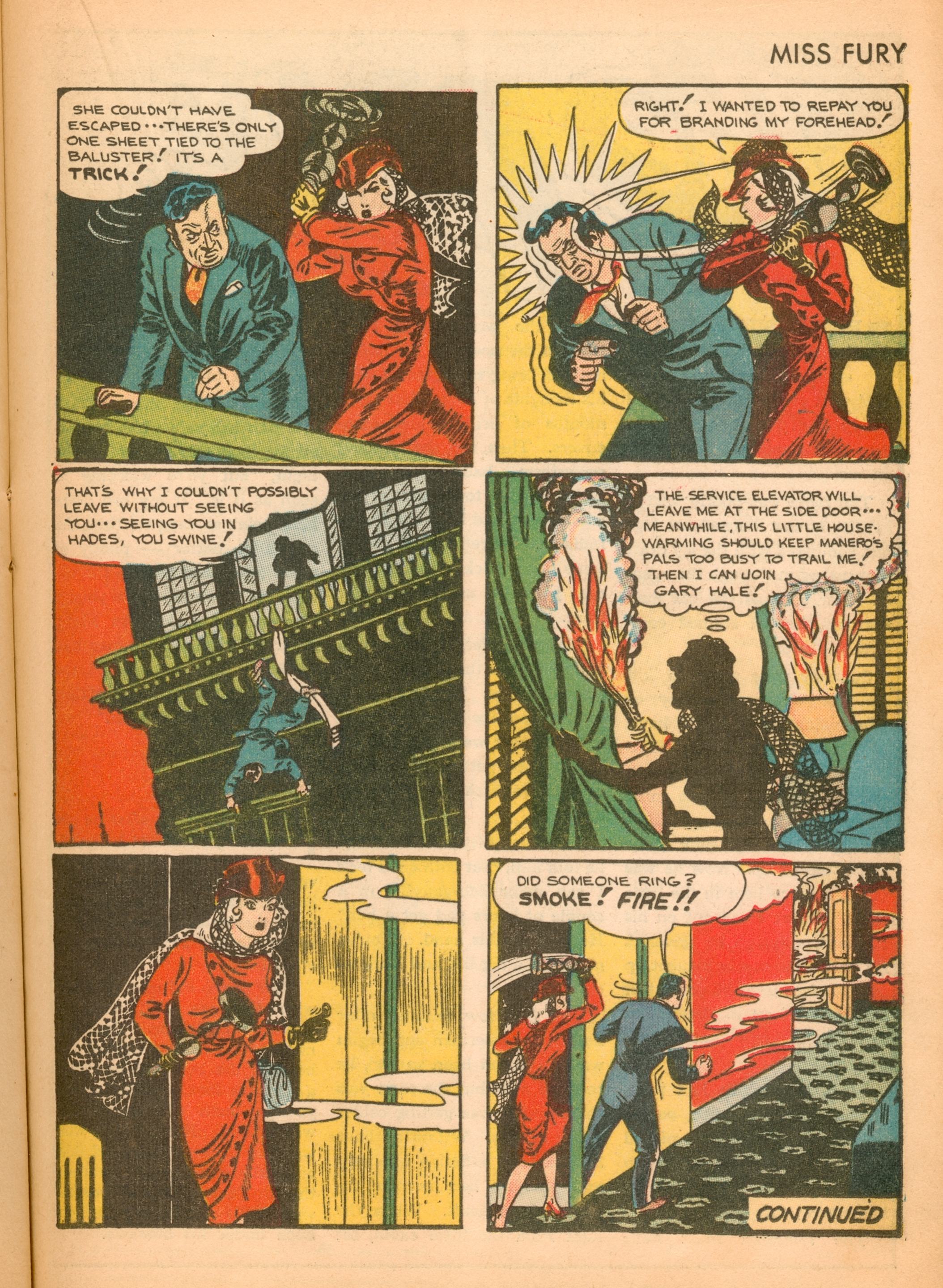 Read online Miss Fury (1942) comic -  Issue #2 - 31