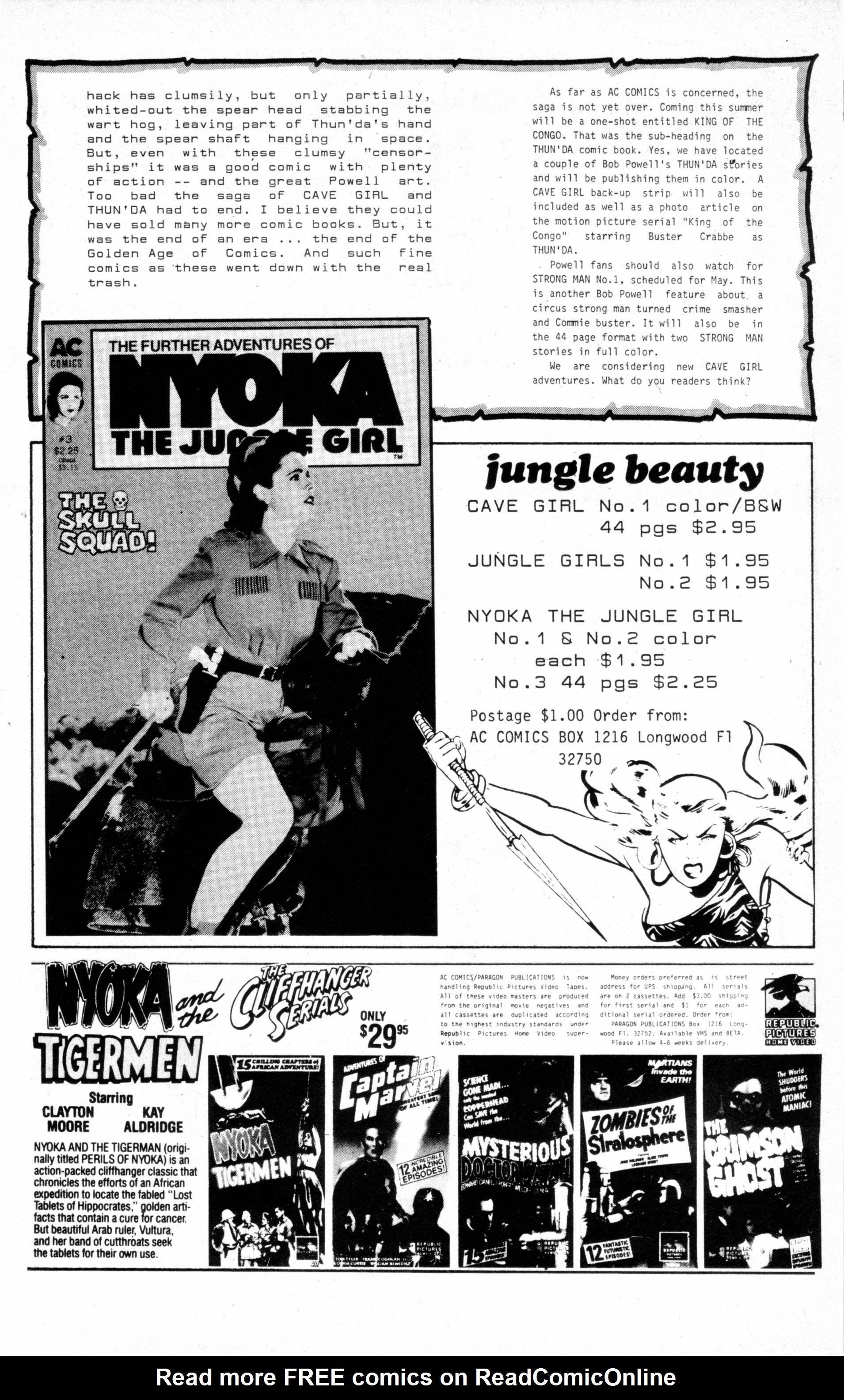 Read online Jungle Girls (1988) comic -  Issue #2 - 24
