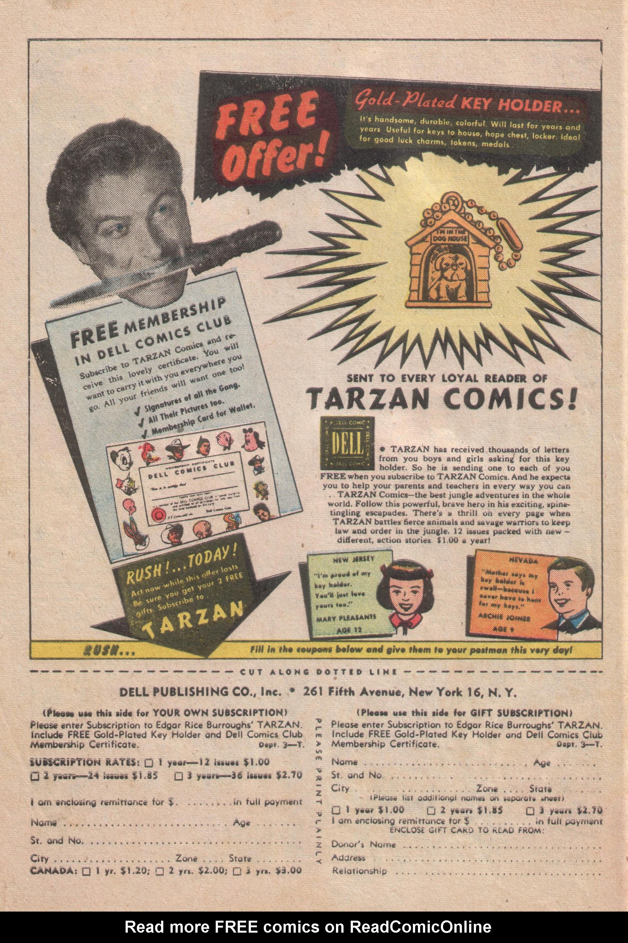 Read online Tarzan (1948) comic -  Issue #42 - 50