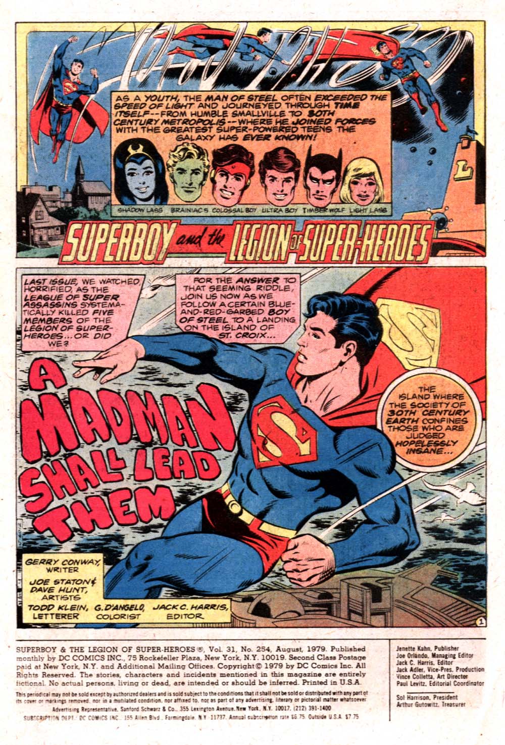 Read online Superboy (1949) comic -  Issue #254 - 2
