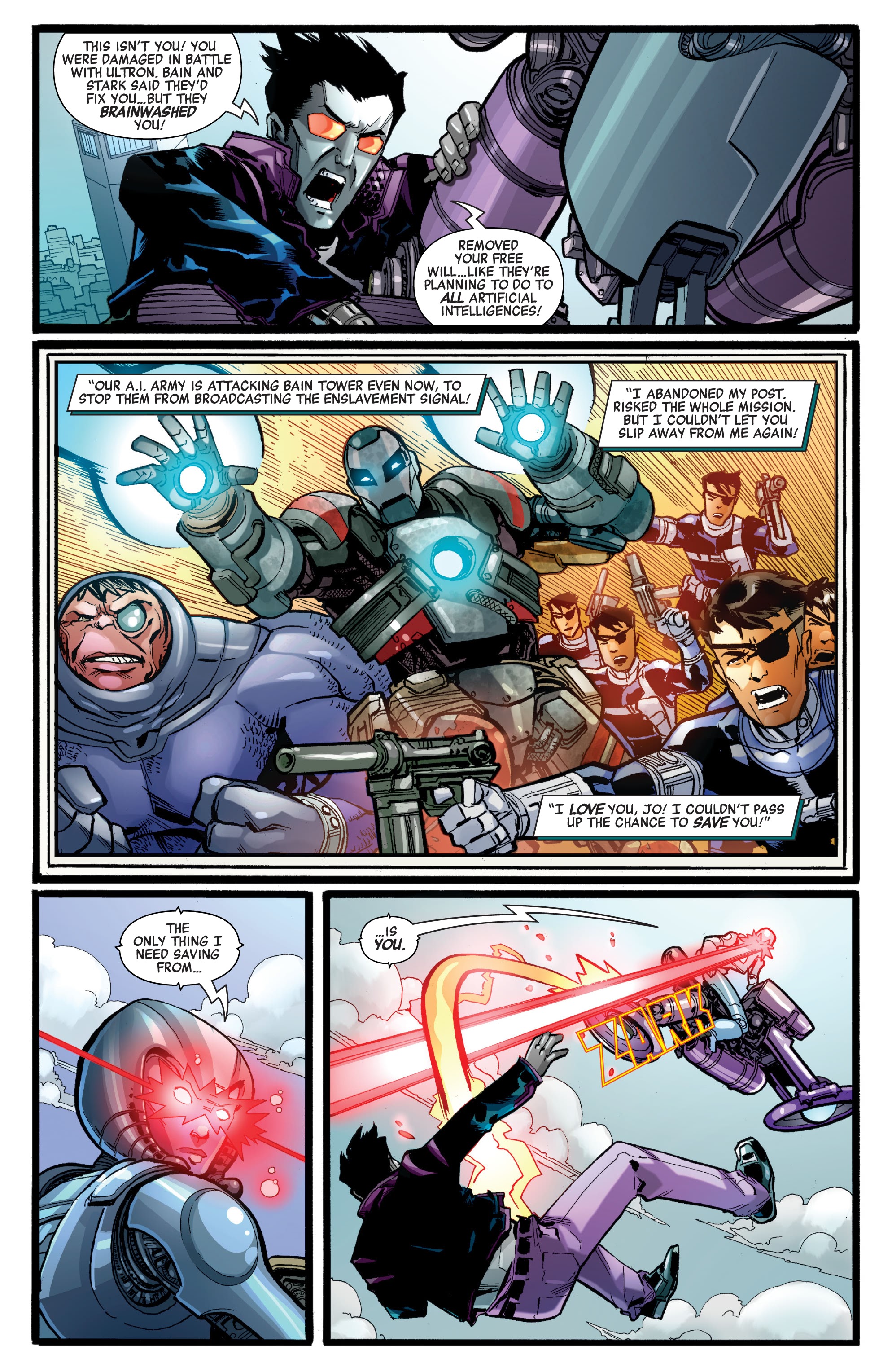 Read online Iron Man 2020: Robot Revolution - Force Works comic -  Issue # TPB (Part 1) - 7