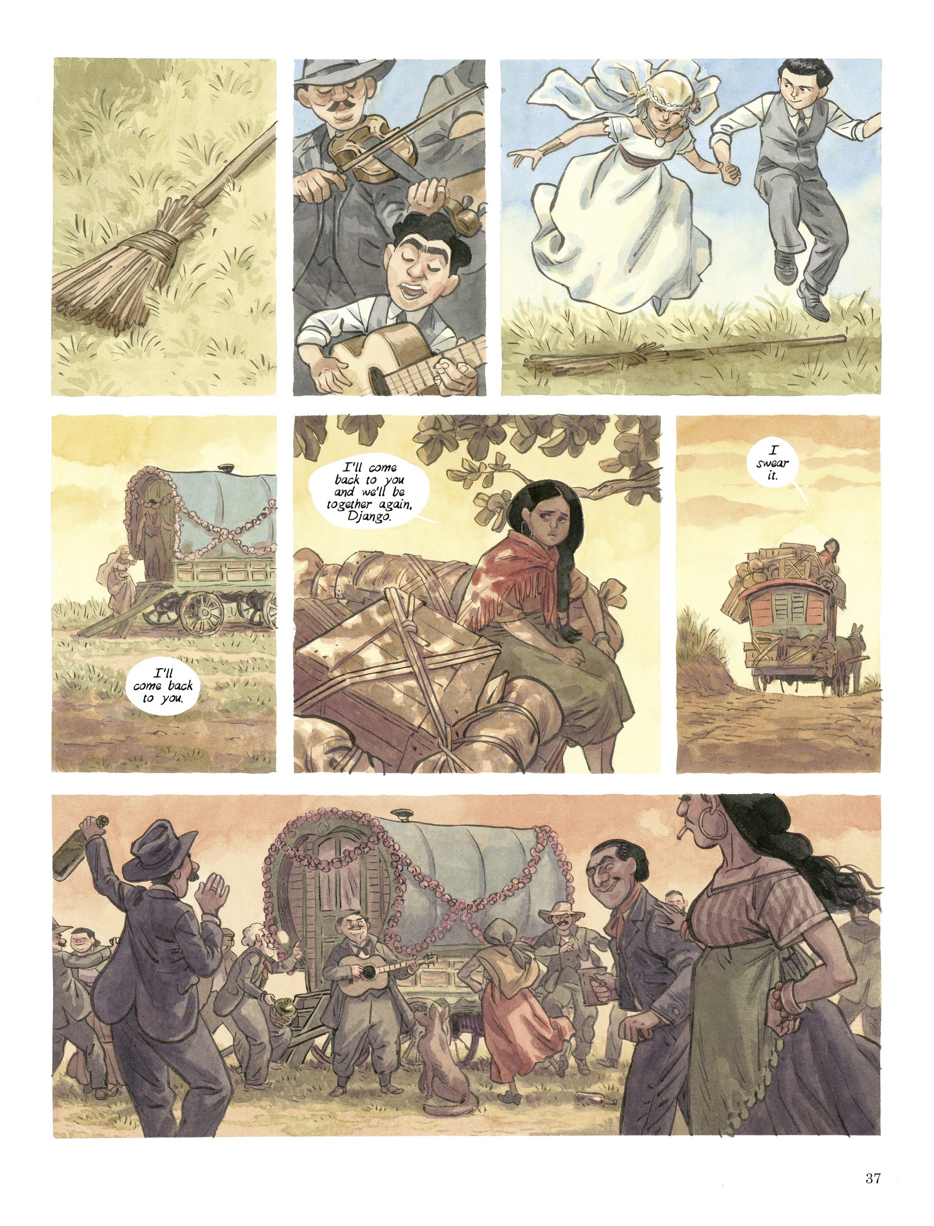 Read online Django: Hand On Fire comic -  Issue # TPB - 37