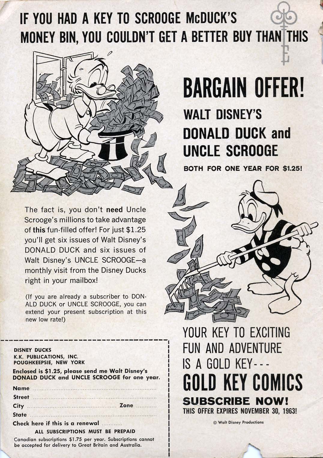 Read online Uncle Scrooge (1953) comic -  Issue #45 - 2