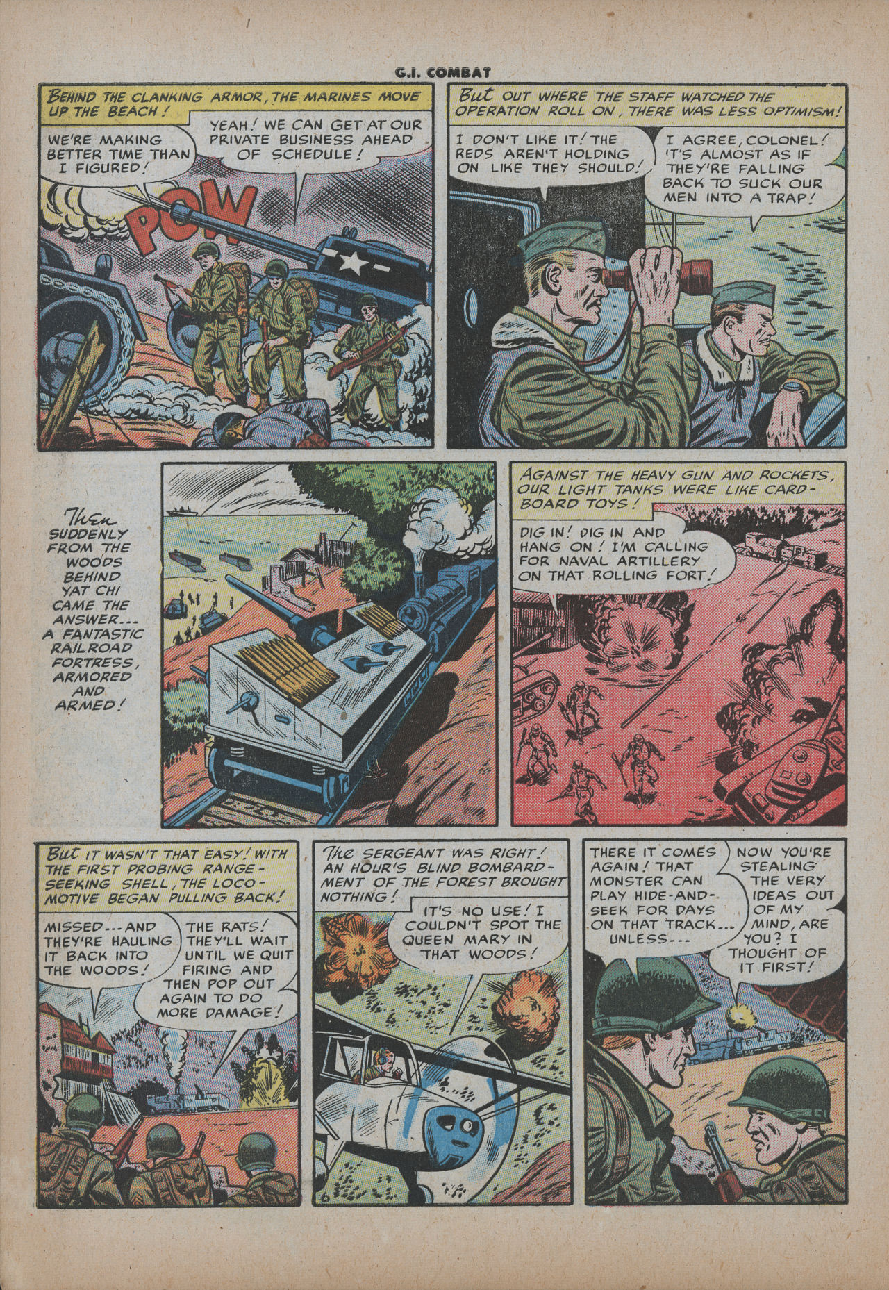 Read online G.I. Combat (1952) comic -  Issue #23 - 8