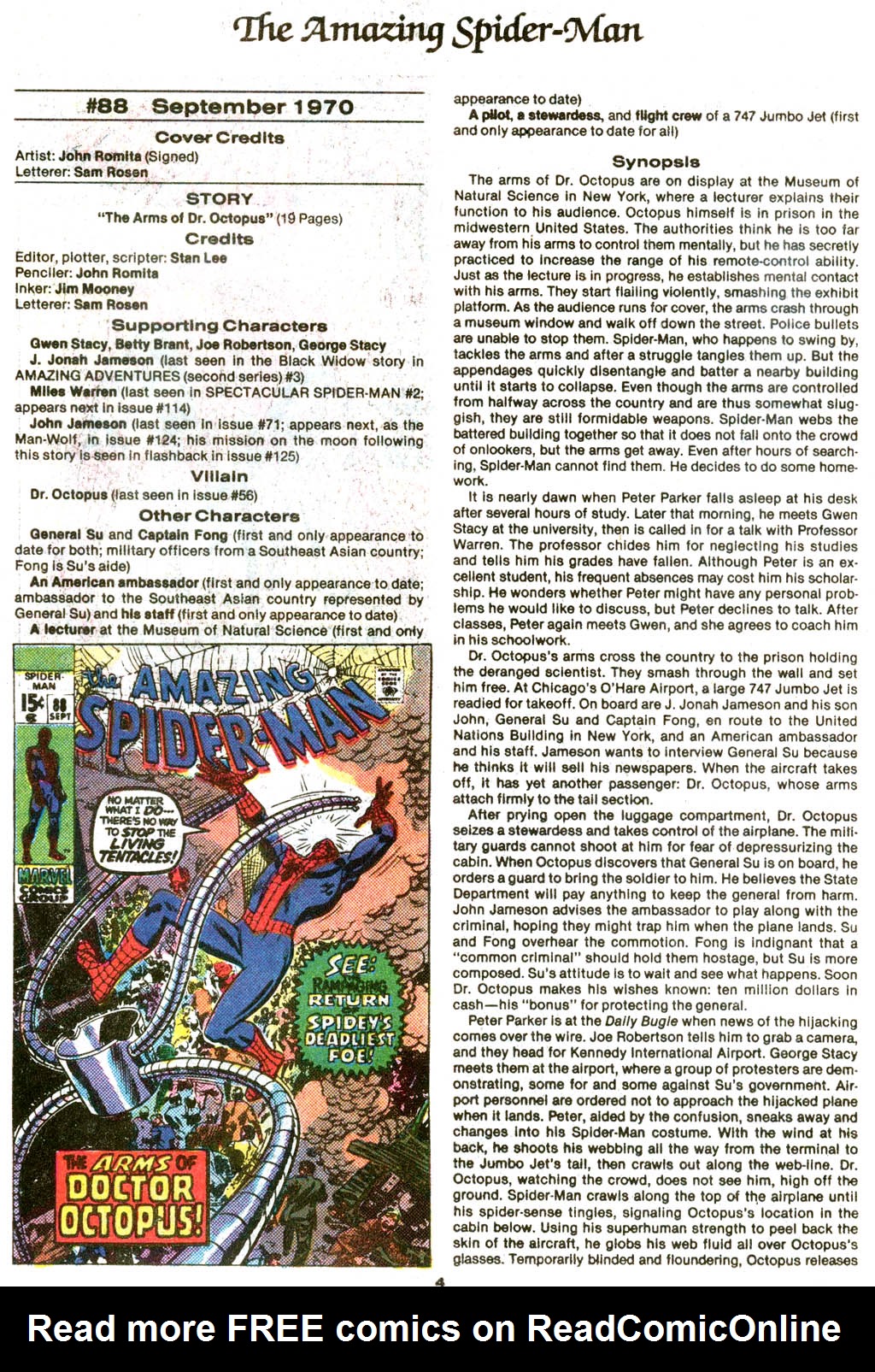 Read online The Official Marvel Index to The Amazing Spider-Man comic -  Issue #4 - 6