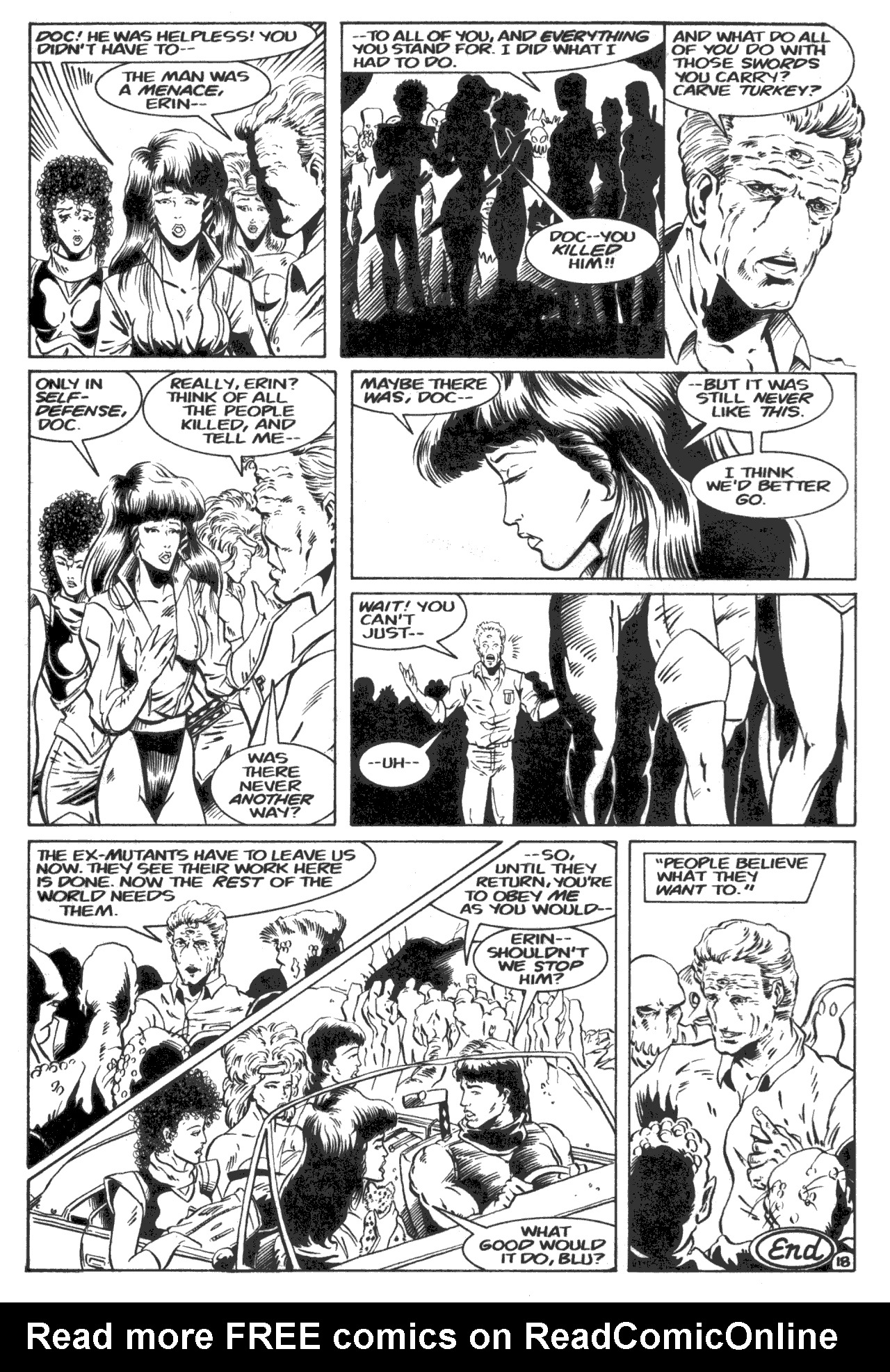 Read online Ex-Mutants (1986) comic -  Issue #6 - 23