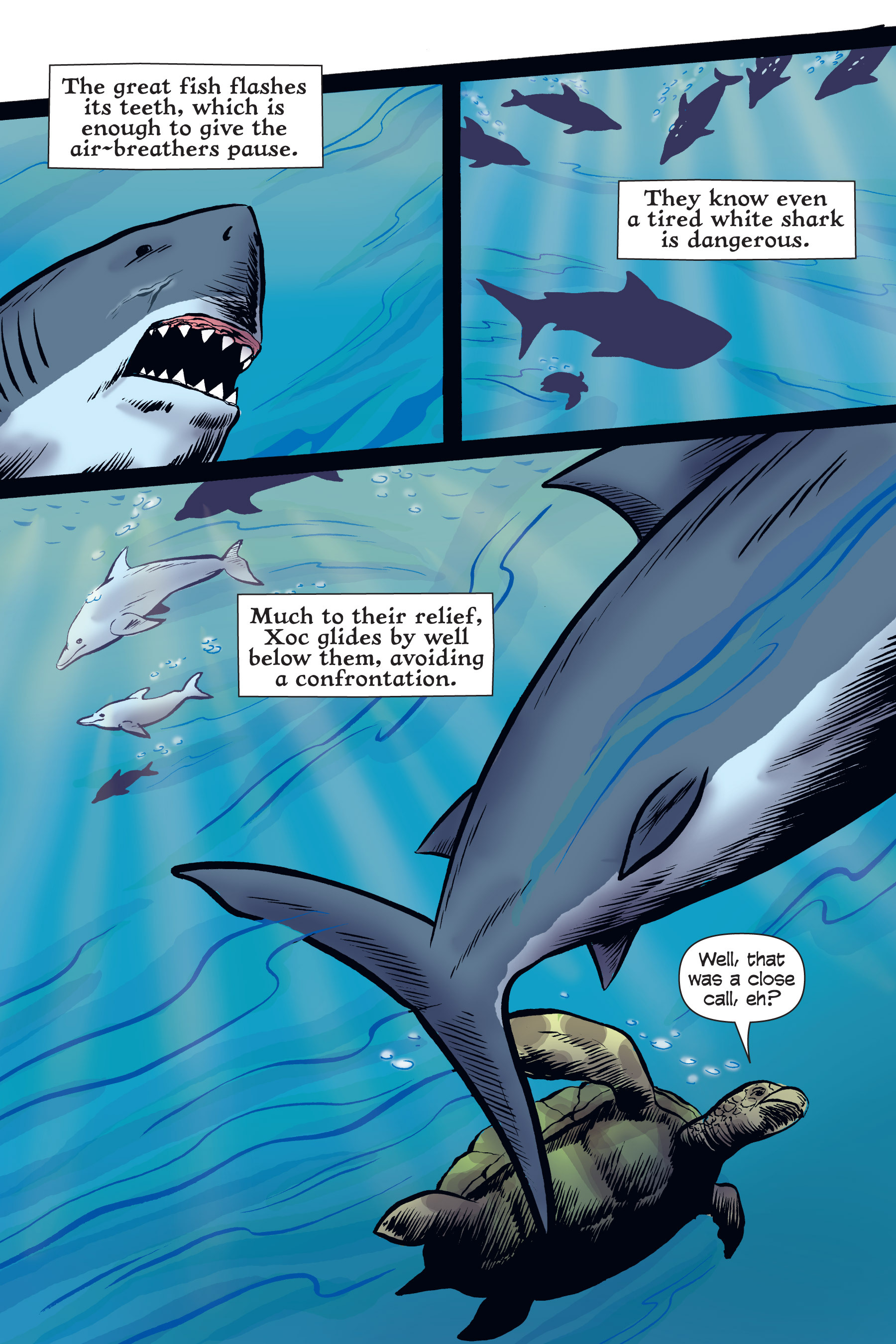 Read online Xoc: Journey of a Great White comic -  Issue # TPB - 96