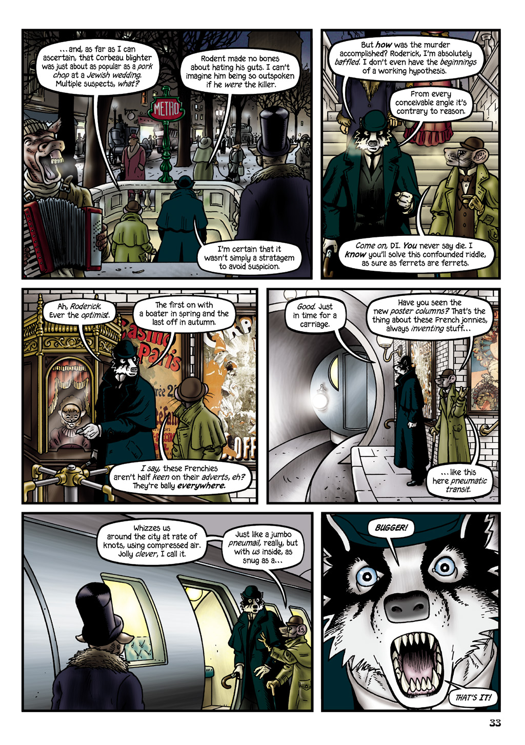 Read online Grandville Bête Noire comic -  Issue # TPB - 36