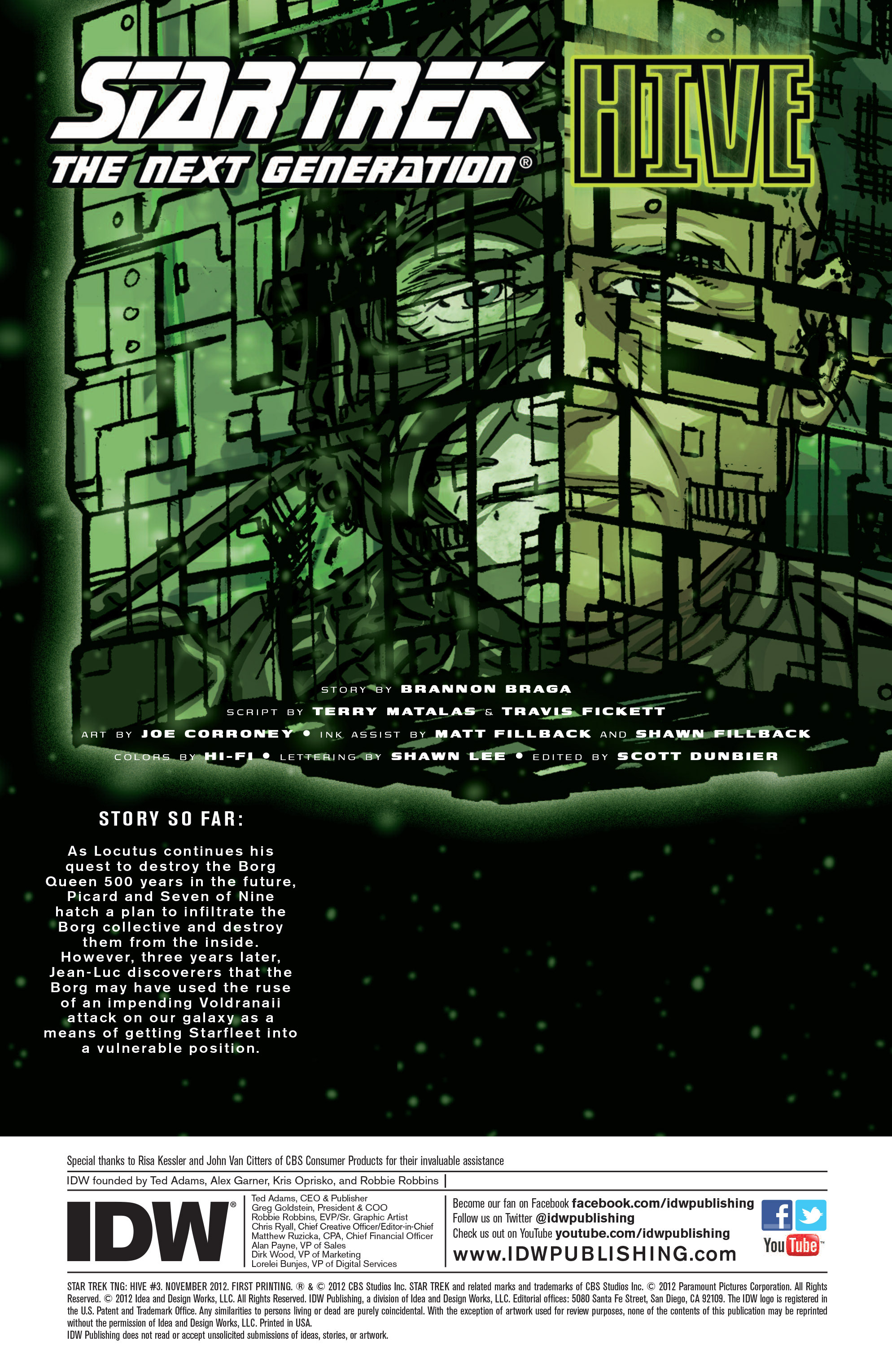 Read online Star Trek: The Next Generation - Hive comic -  Issue #3 - 3