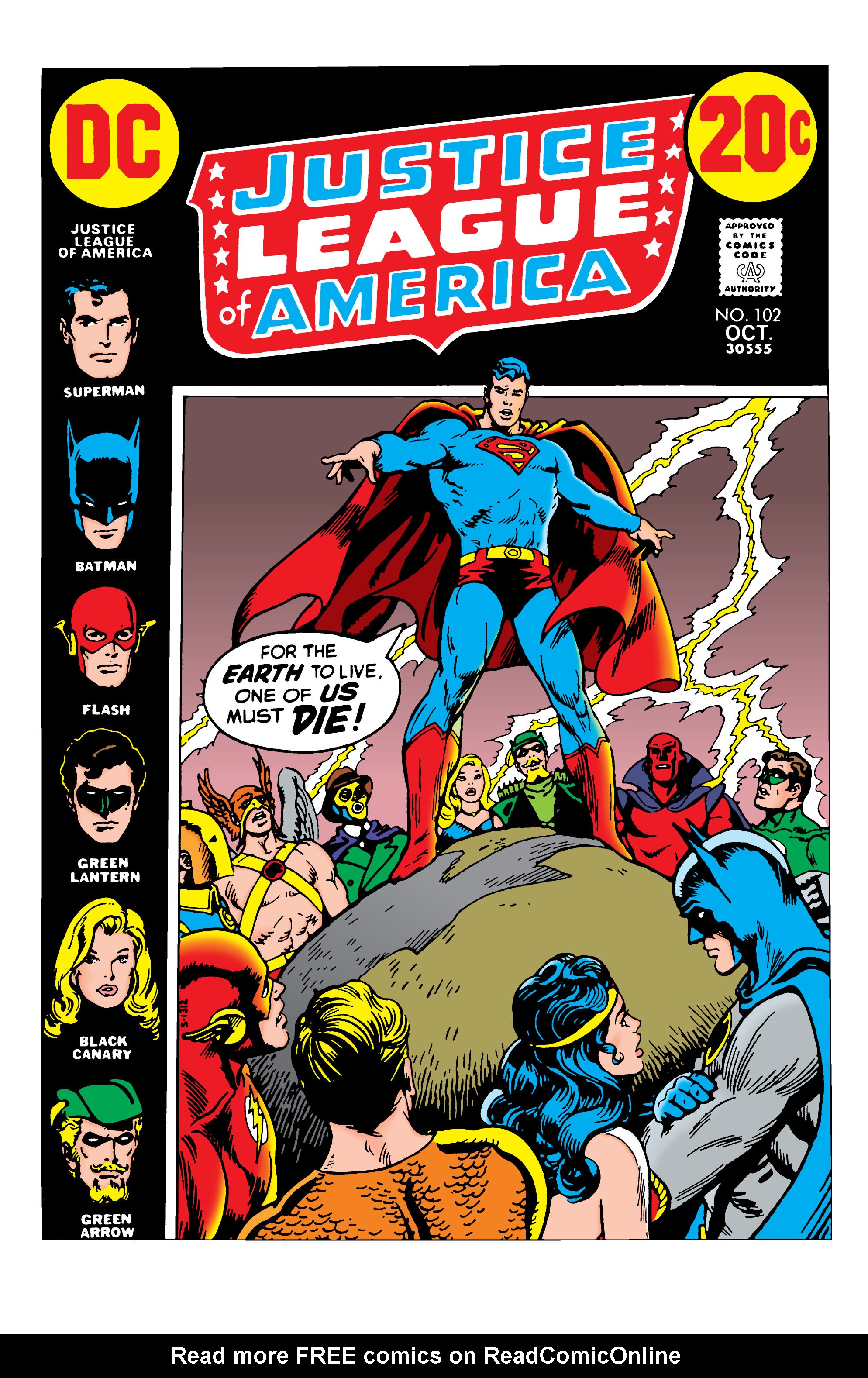 Read online Justice League of America (1960) comic -  Issue #102 - 1