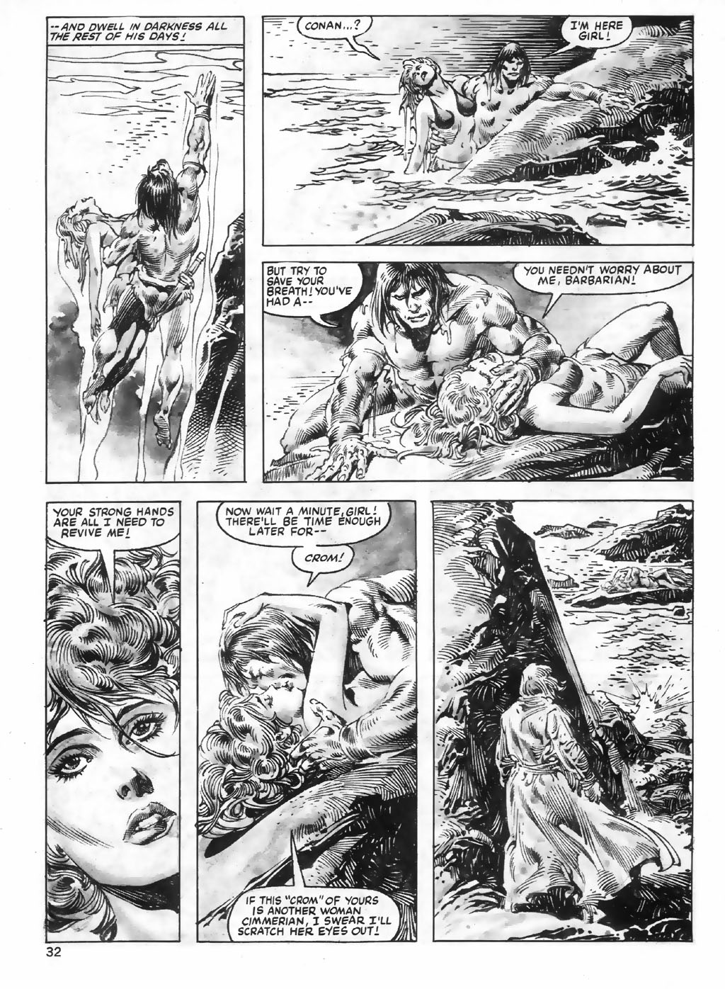 Read online The Savage Sword Of Conan comic -  Issue #96 - 32