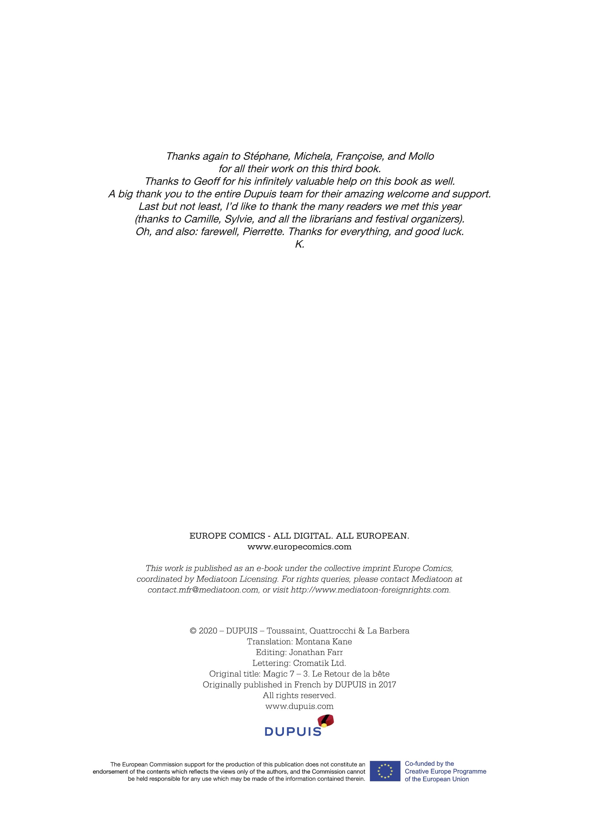 Read online Magic 7 comic -  Issue #3 - 50